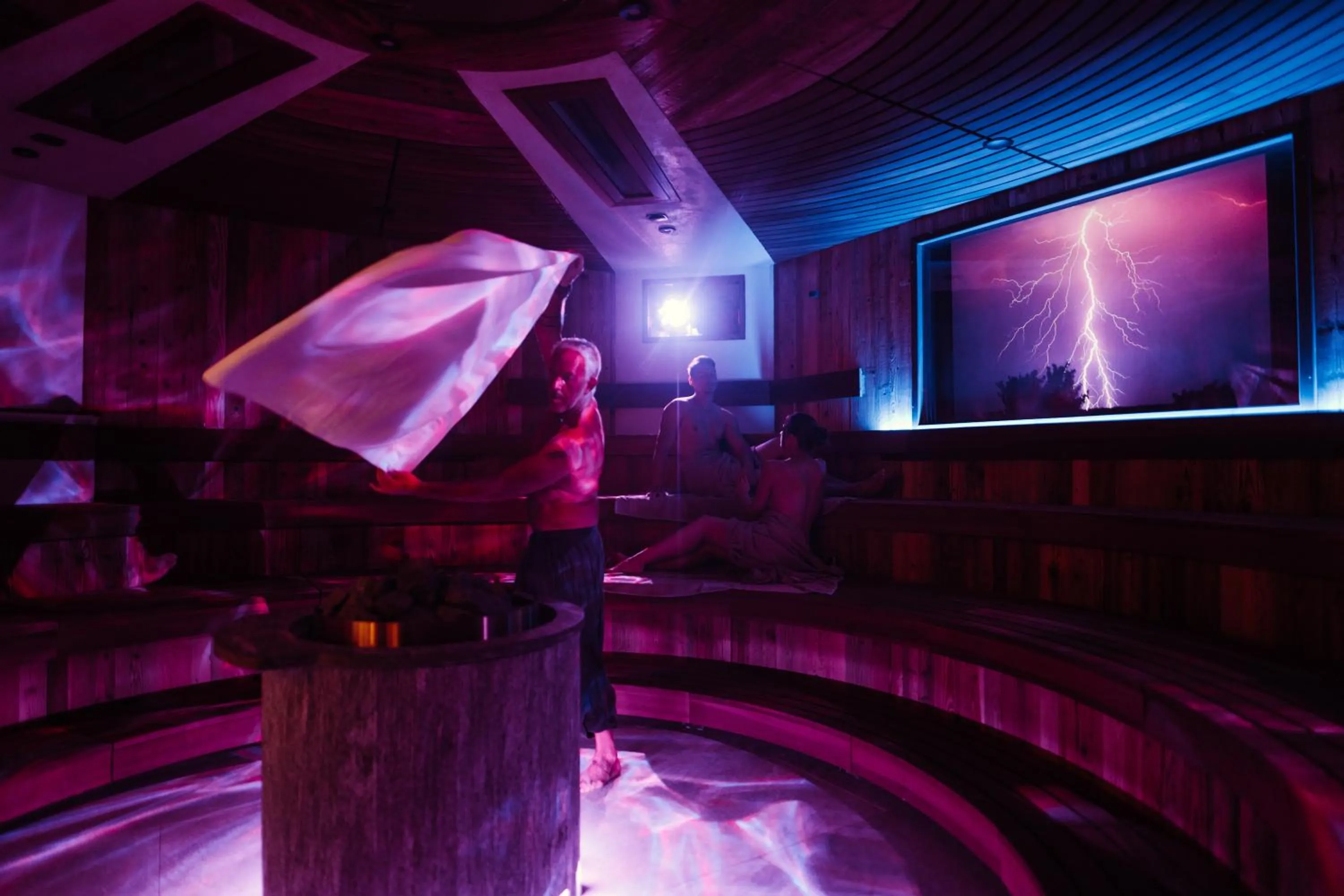 Sauna in ADLER MERYEM wellness hotel - Andalo