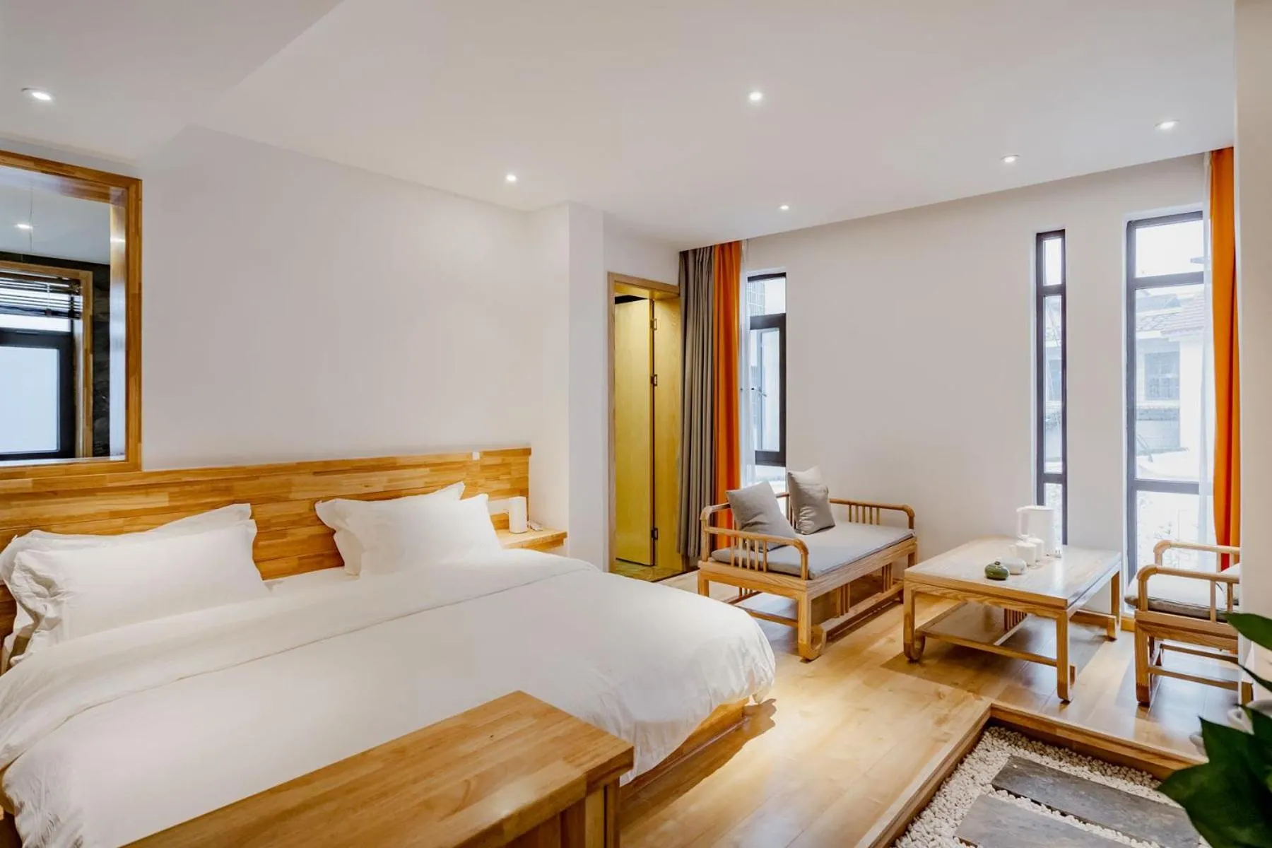 Bed in Zhangjiajie Su Xin Resort Near Tianmen Shan & Hehua airport-Free pick up