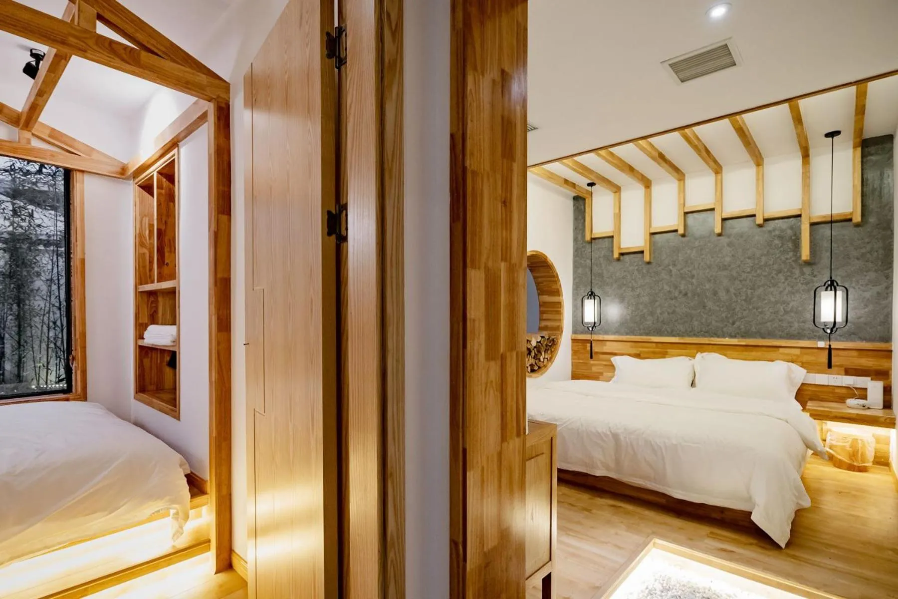 Bed in Zhangjiajie Su Xin Resort Near Tianmen Shan & Hehua airport-Free pick up