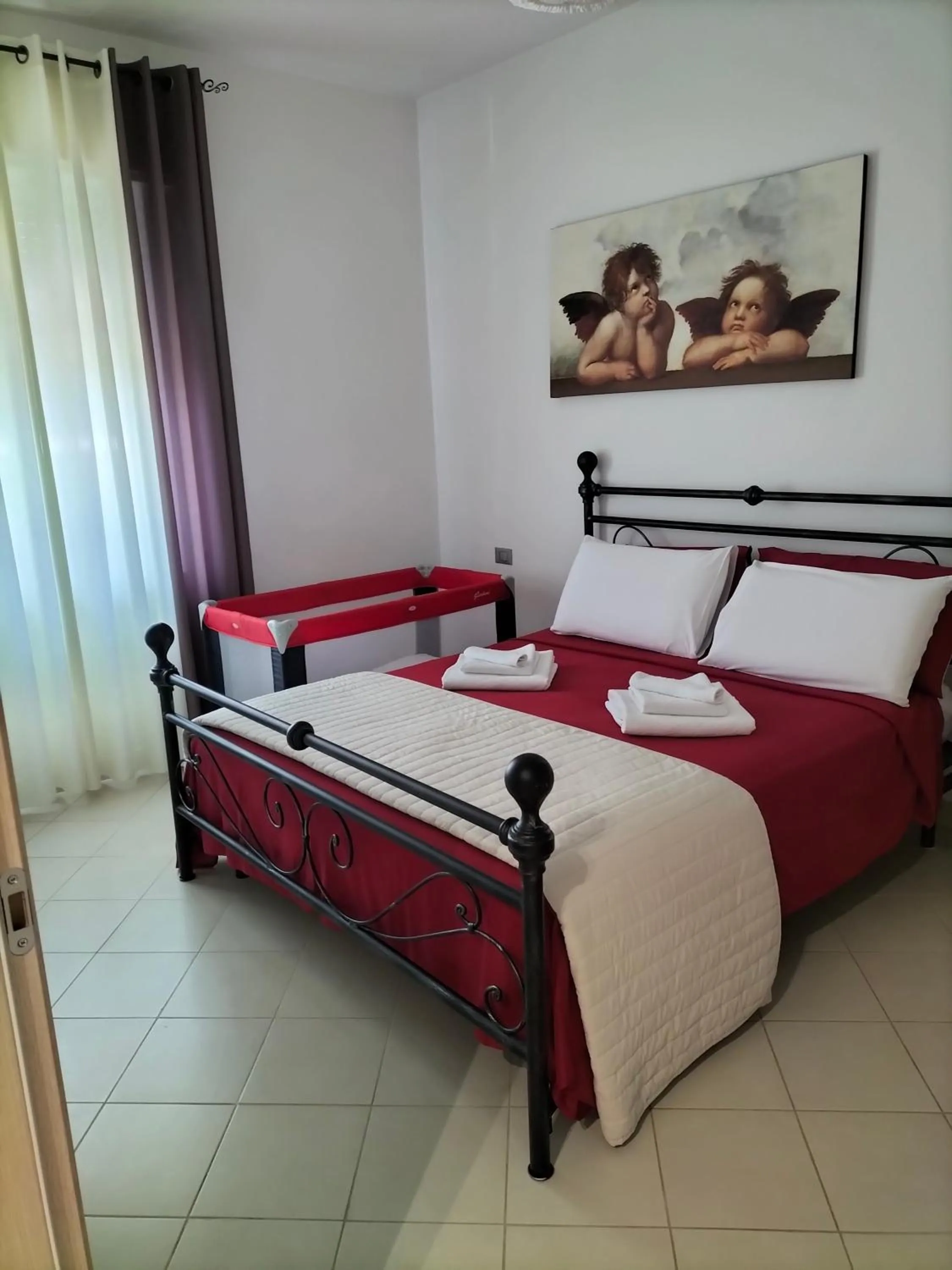 Bed in Villa Rosina