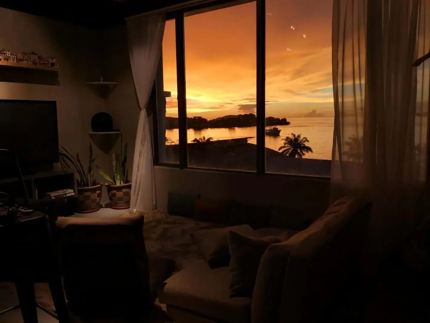 Sea view in Homy Seafront Hostel Sea view in Homy Seafront Hostel