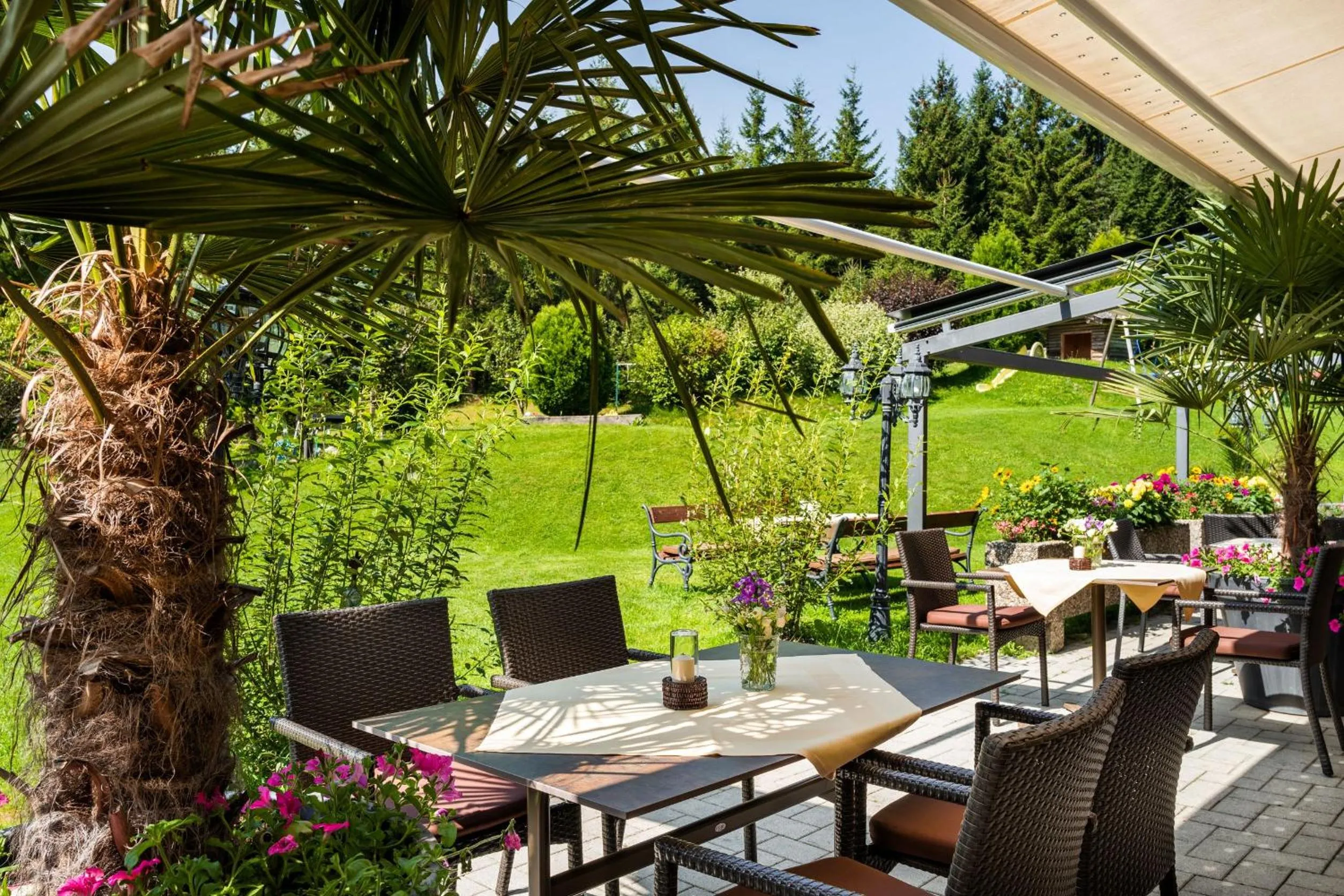 Balcony/Terrace in Hotel Hubertus