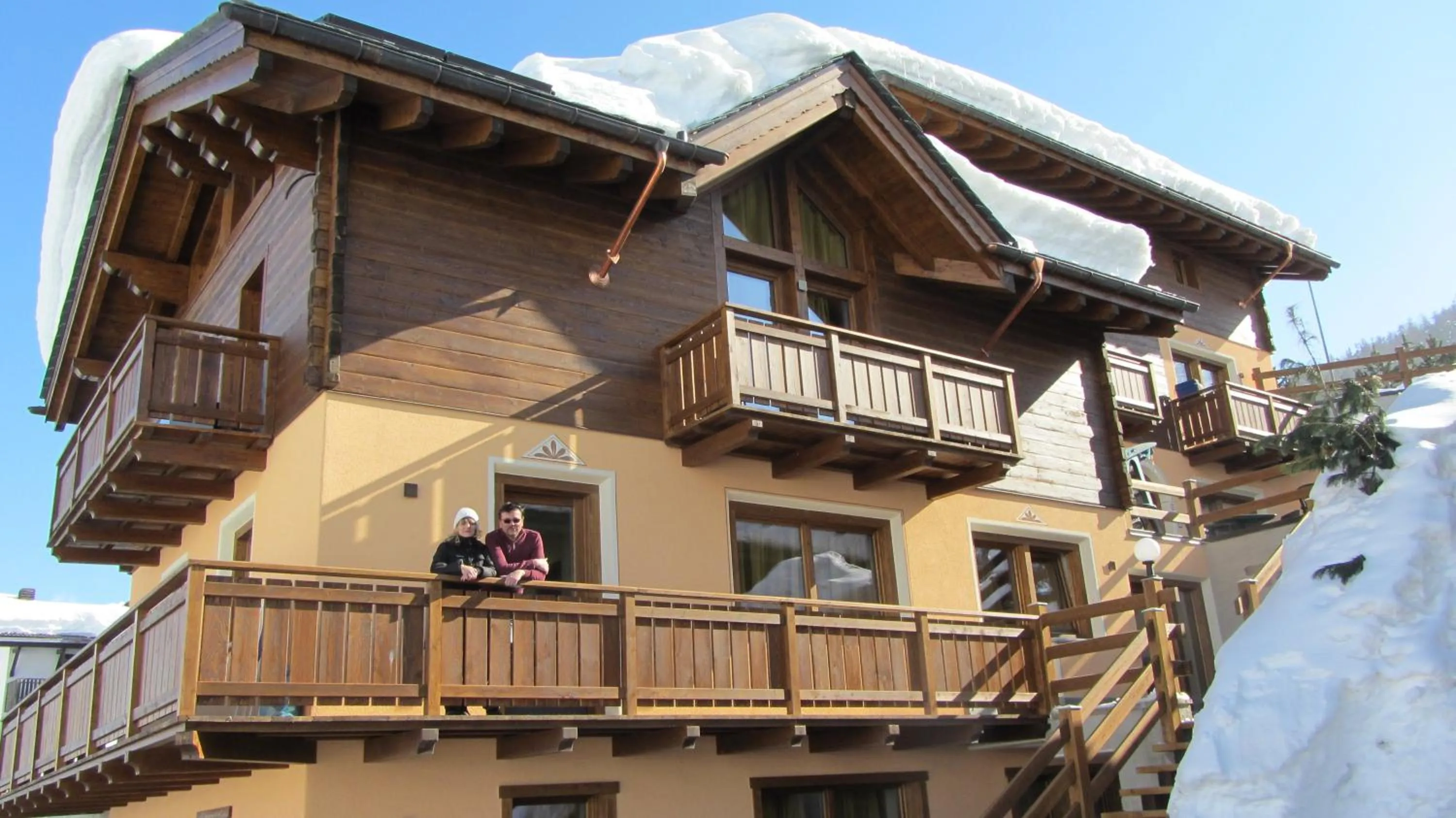 Balcony/Terrace in Residence Baita Cusini