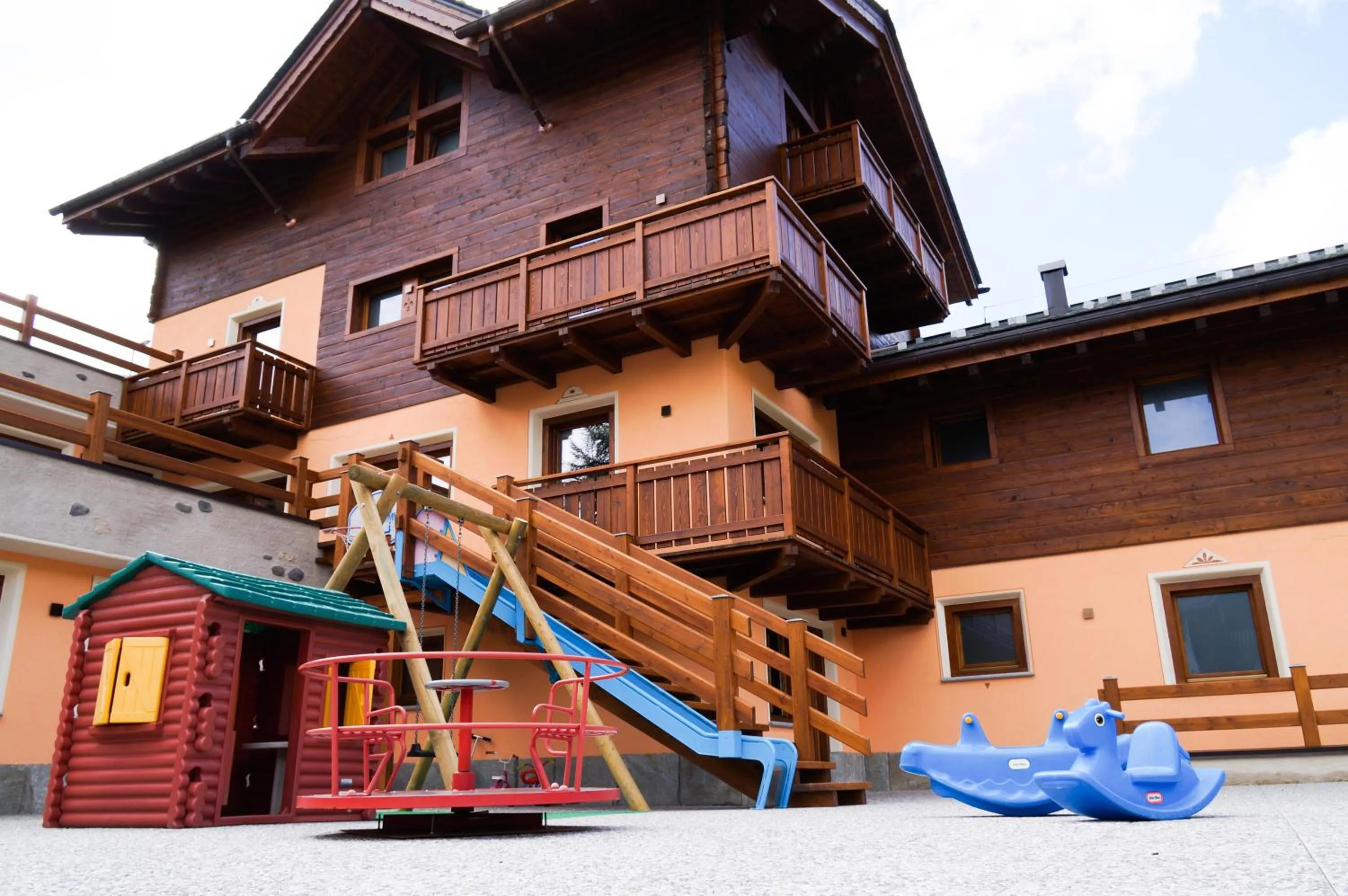 Children play ground in Residence Baita Cusini