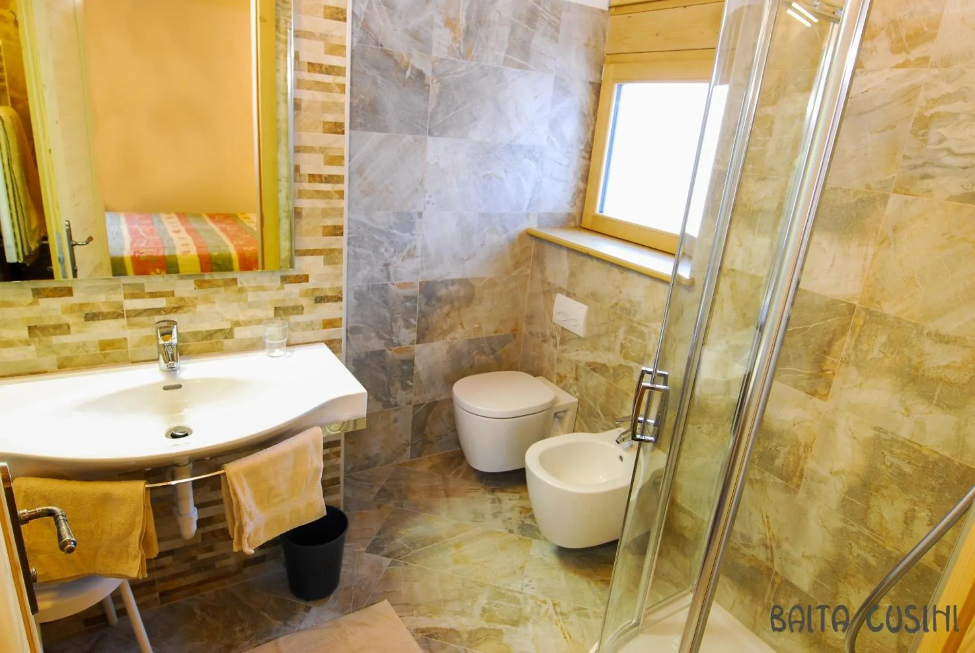 Bathroom in Residence Baita Cusini