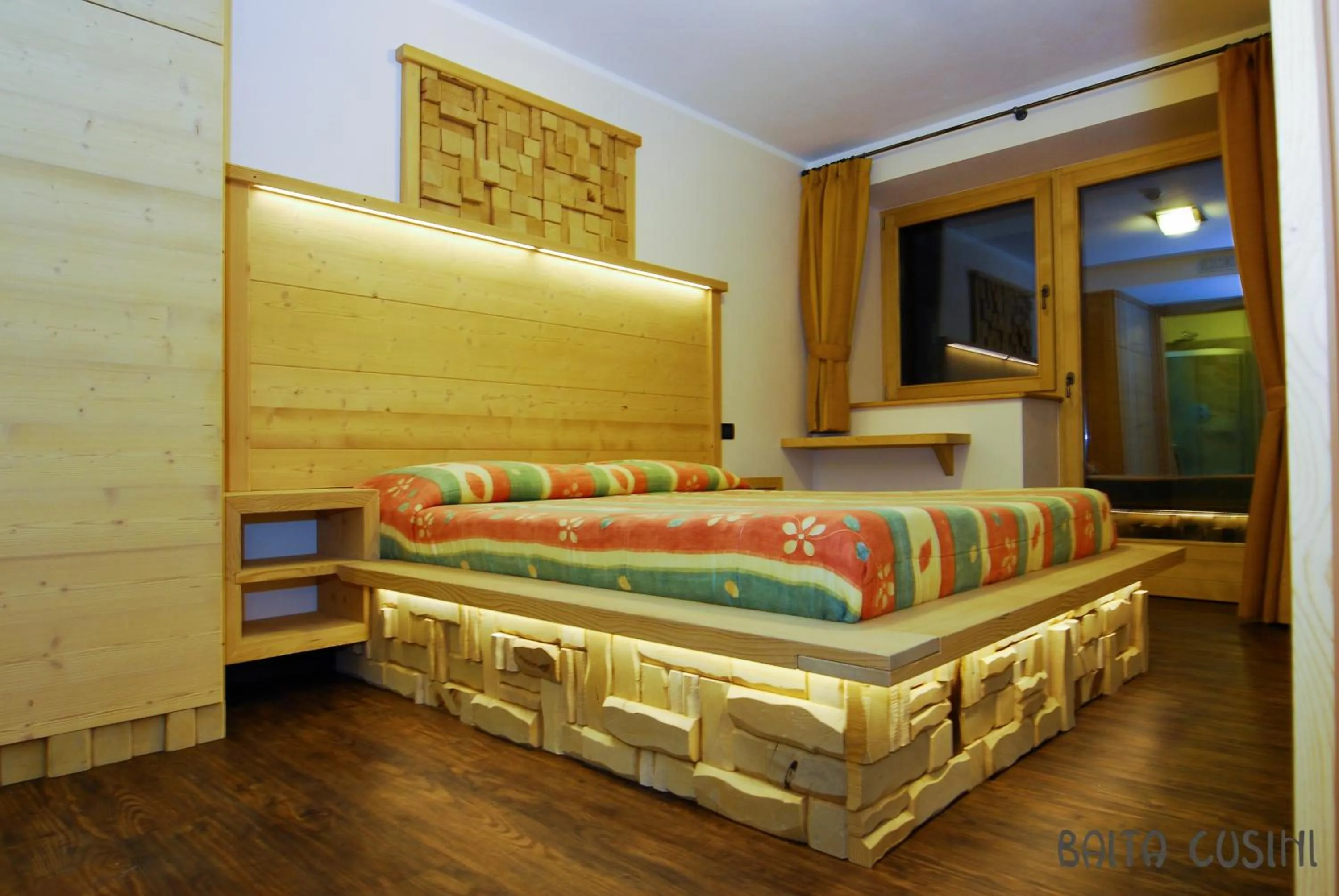 Bedroom, Bed in Residence Baita Cusini