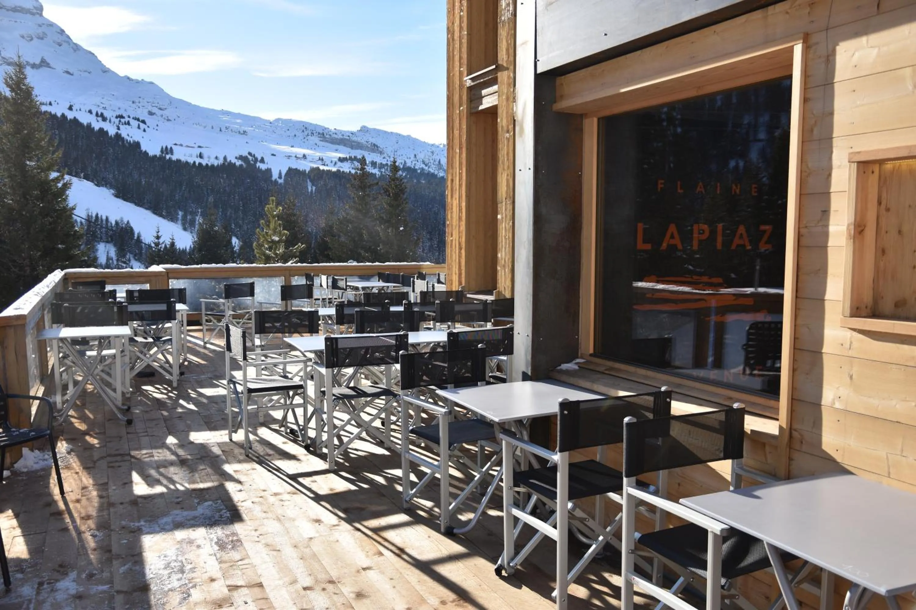 Balcony/Terrace in Hôtel LAPIAZ & Spa - FLAINE