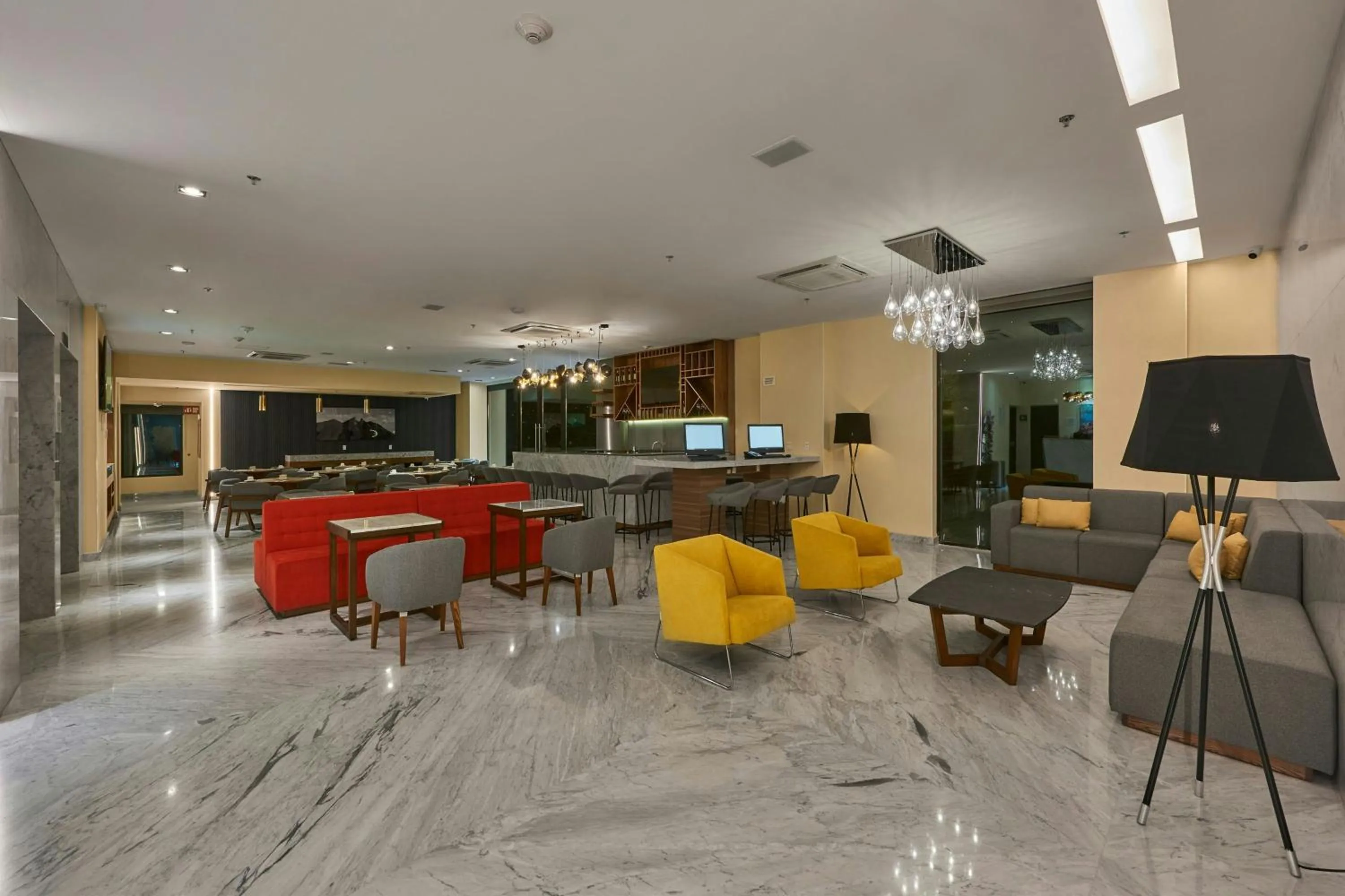 Lobby or reception in SJ Grand Hotel