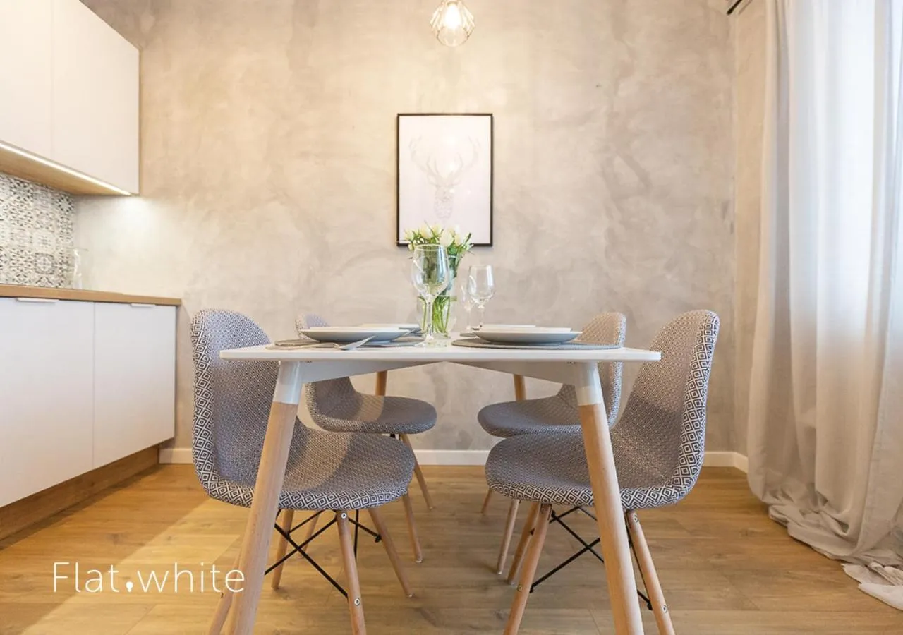 Kitchen or kitchenette in Apartamenty Flat White Zamkowa 4-6