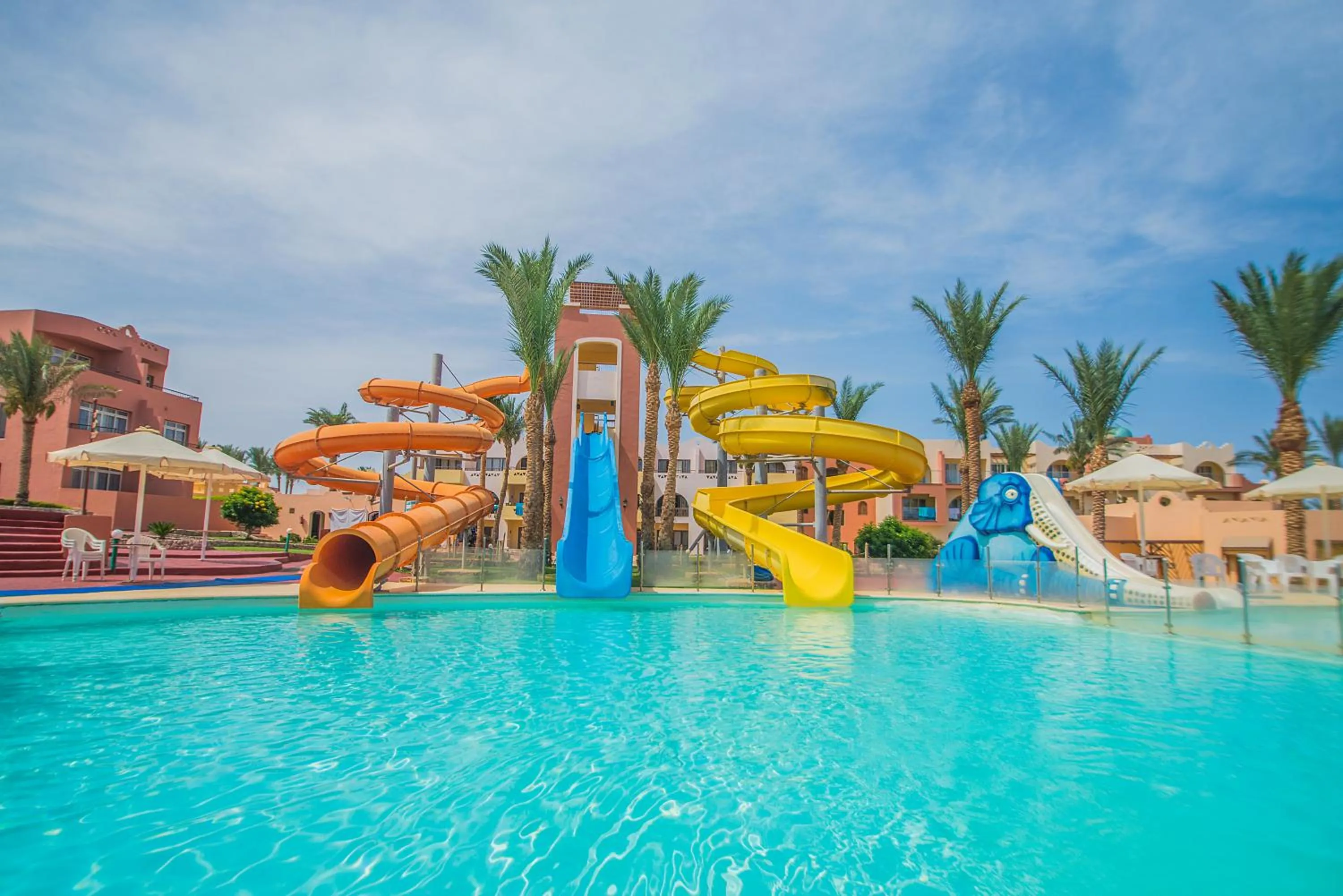 Aqua park in Nubian Village, Families and Couples only
