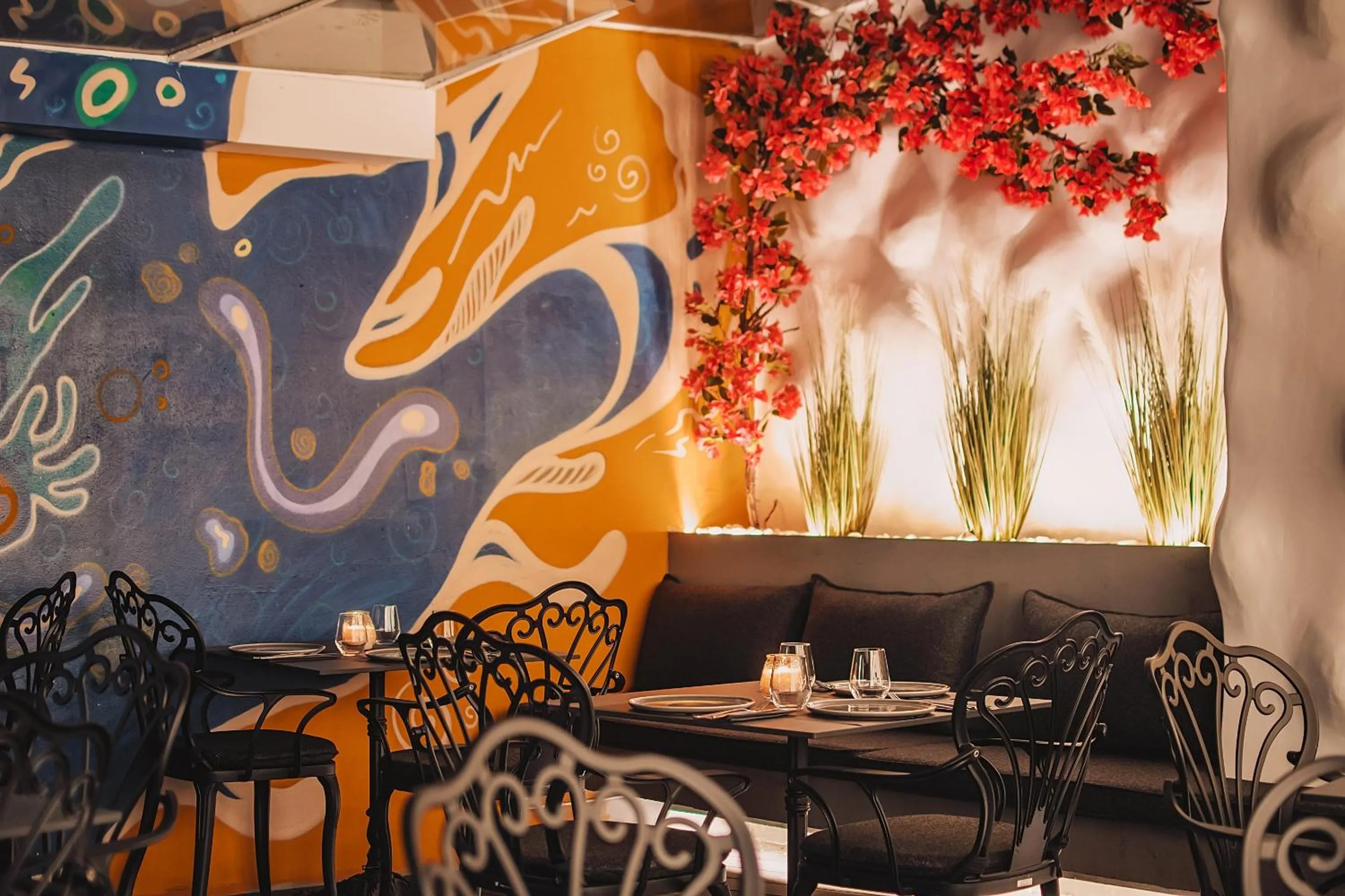 Seating area in Project 3 Urban Chic Hotel