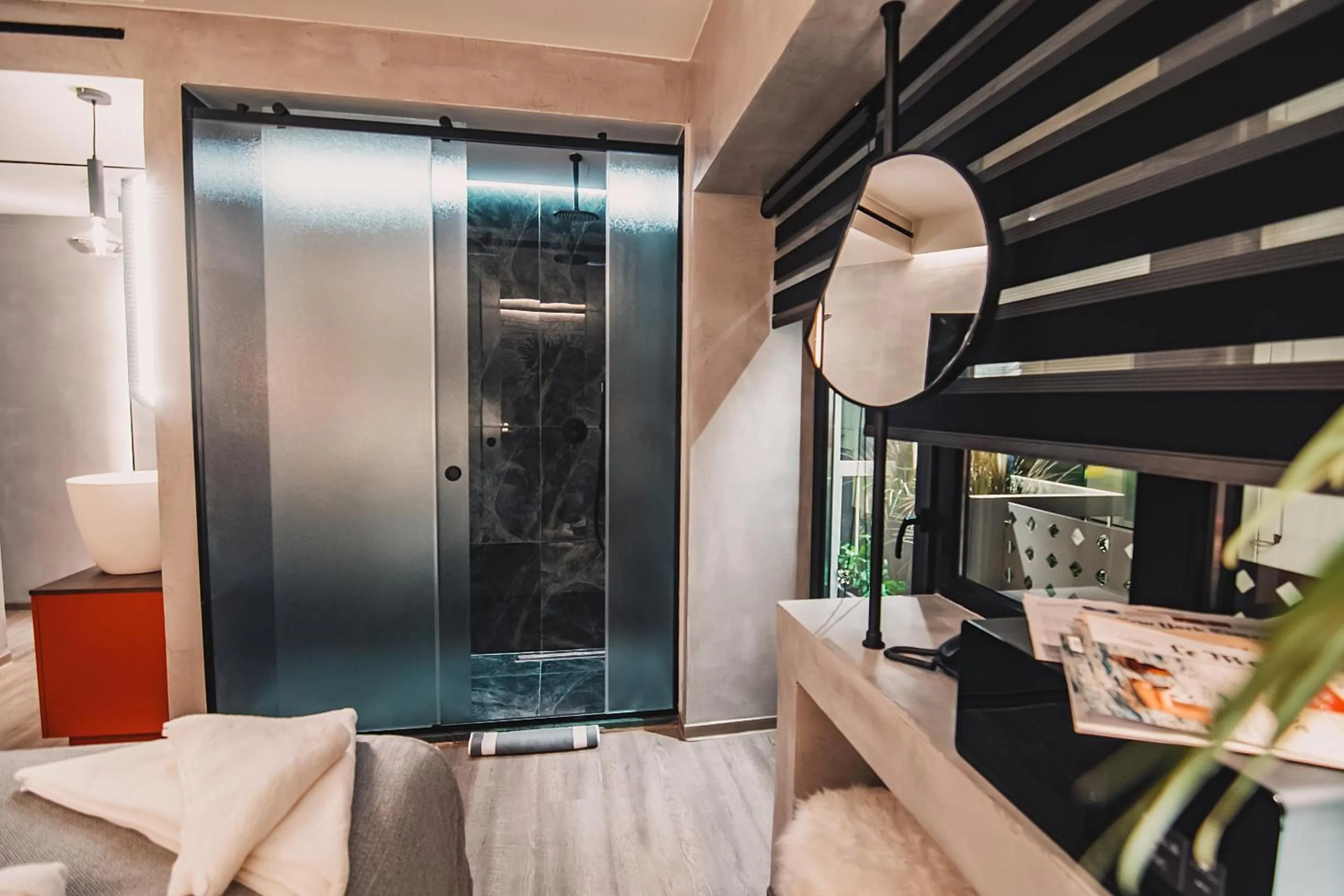 Shower in Project 3 Urban Chic Hotel