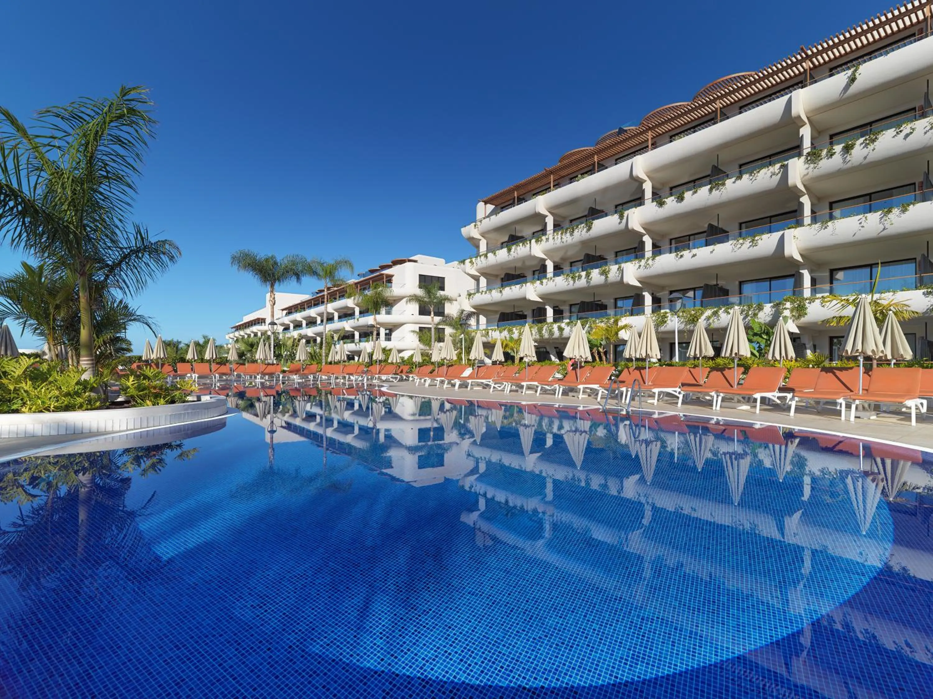 Pool view in H10 Atlantic Sunset Horizons Collection