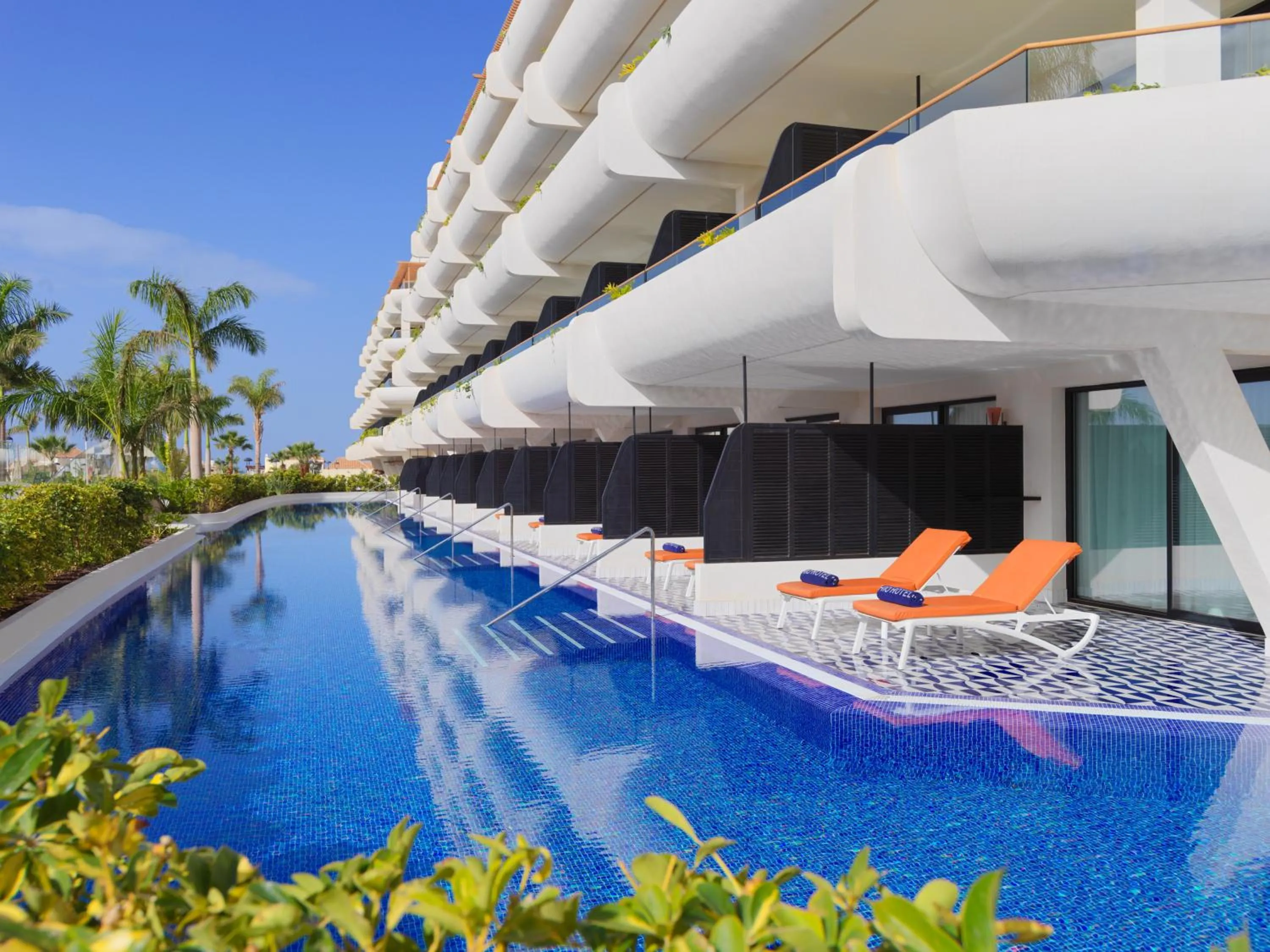 Pool view in H10 Atlantic Sunset Horizons Collection