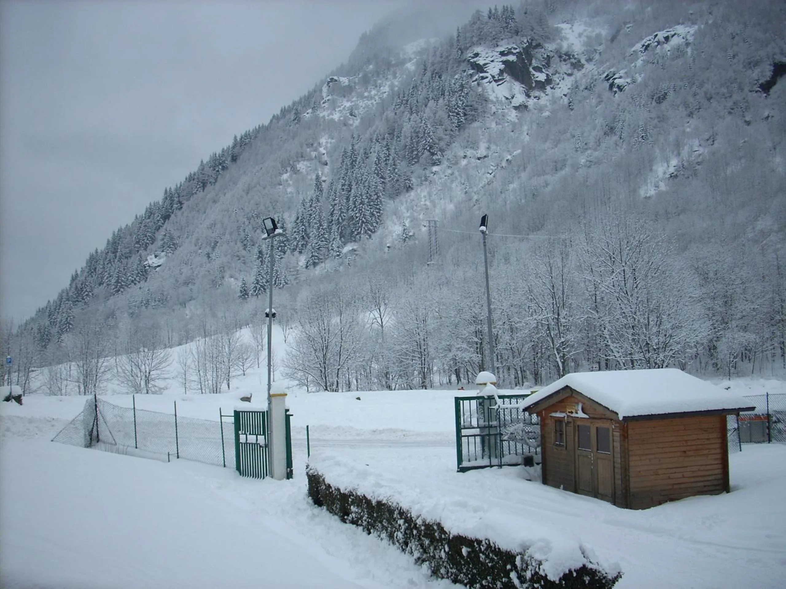 Facade/entrance in Campodolcino Camping