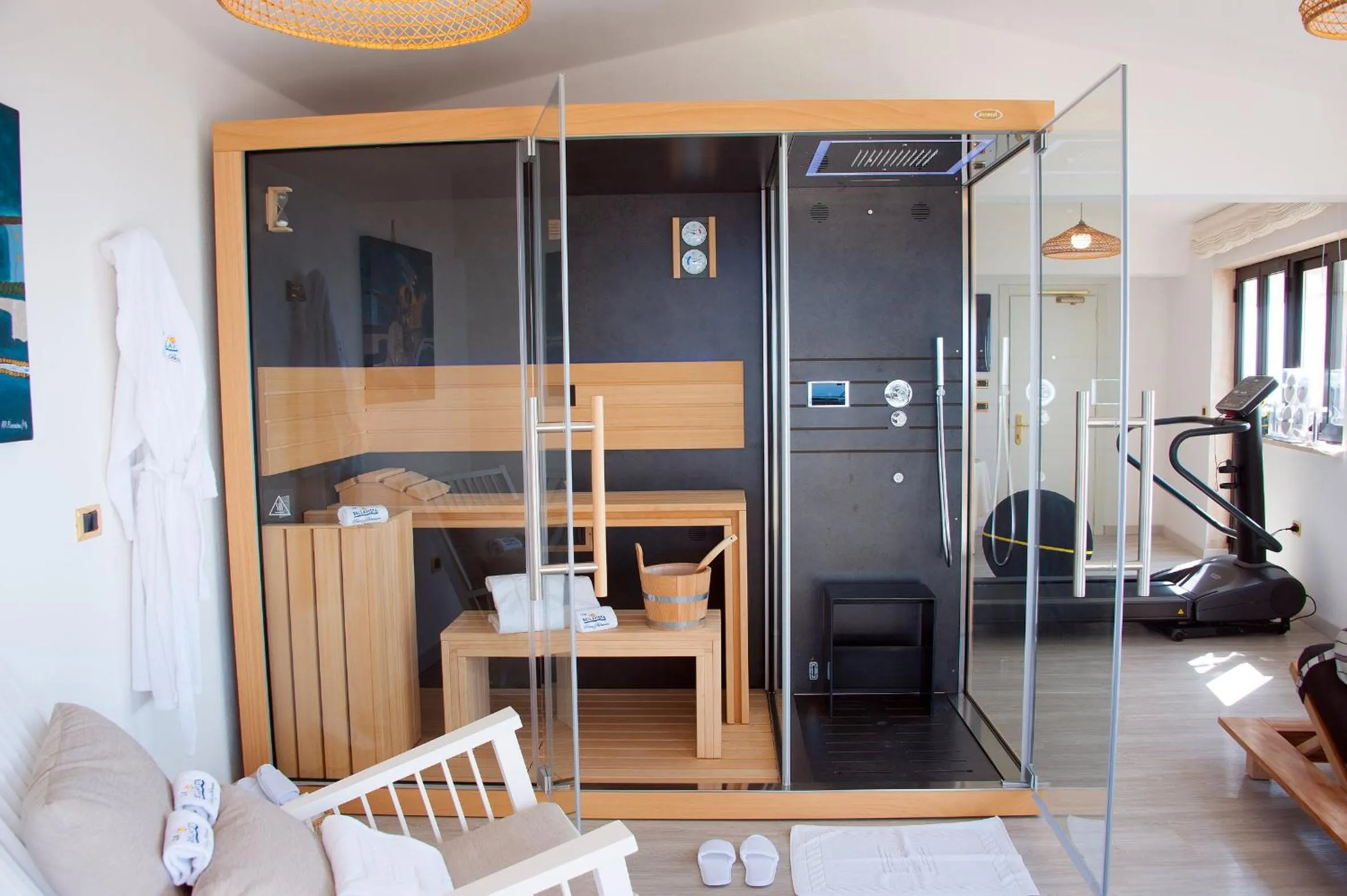 Sauna in Hotel Bellavista Club-Caroli Hotels