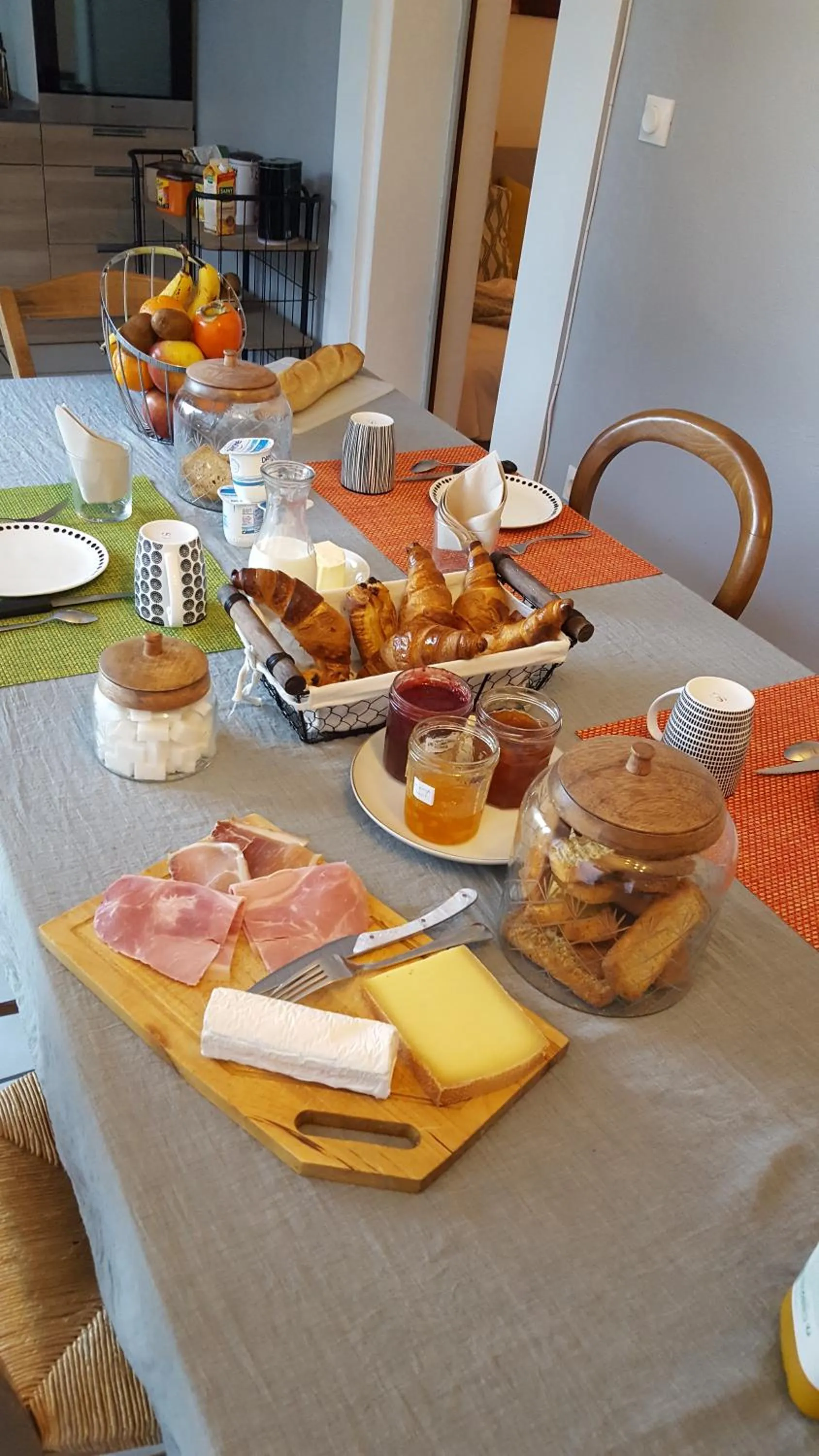 Breakfast in atmosphere