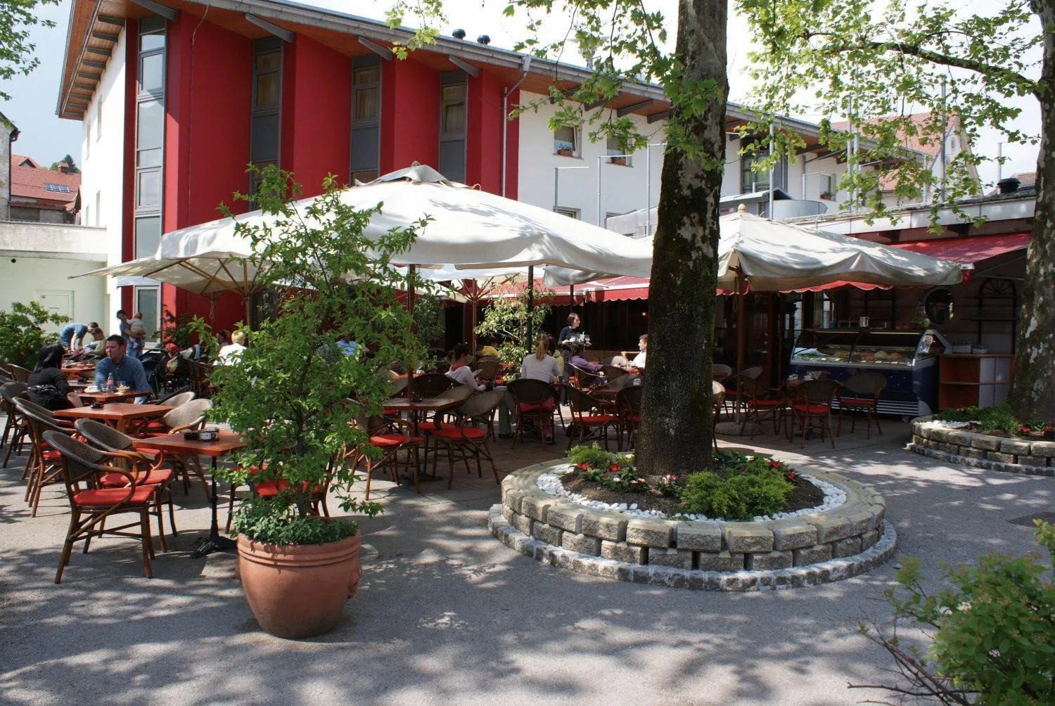 Balcony/Terrace in Hotel MANTOVA Vrhnika