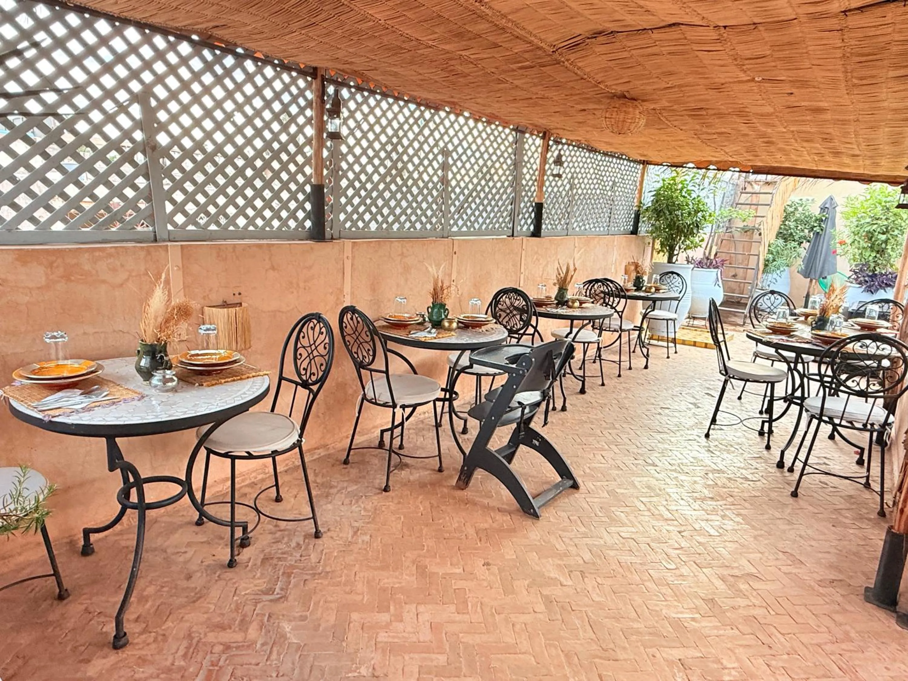 Patio in Riad Dama & Spa