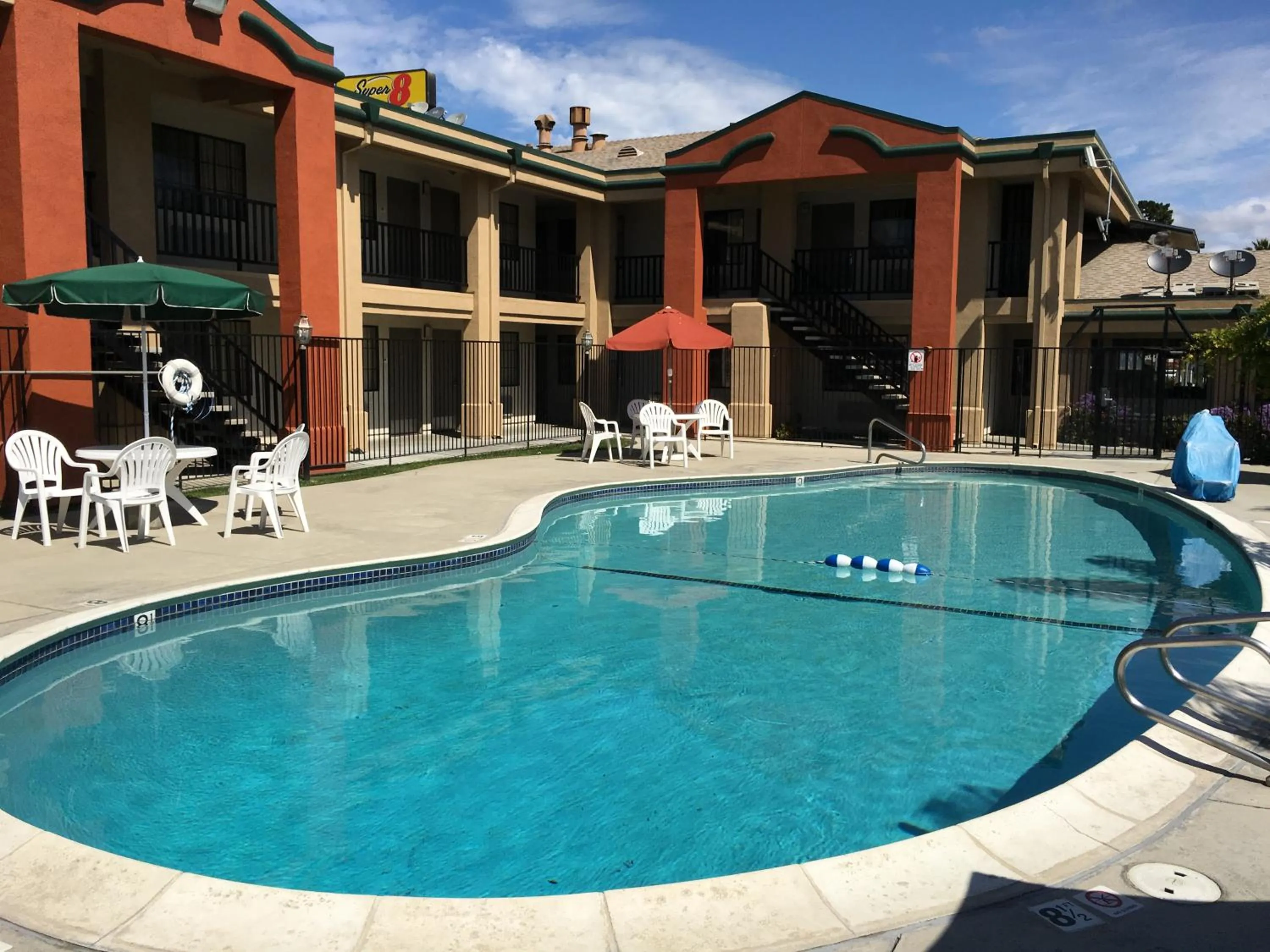 Swimming pool in Super 8 by Wyndham Salinas