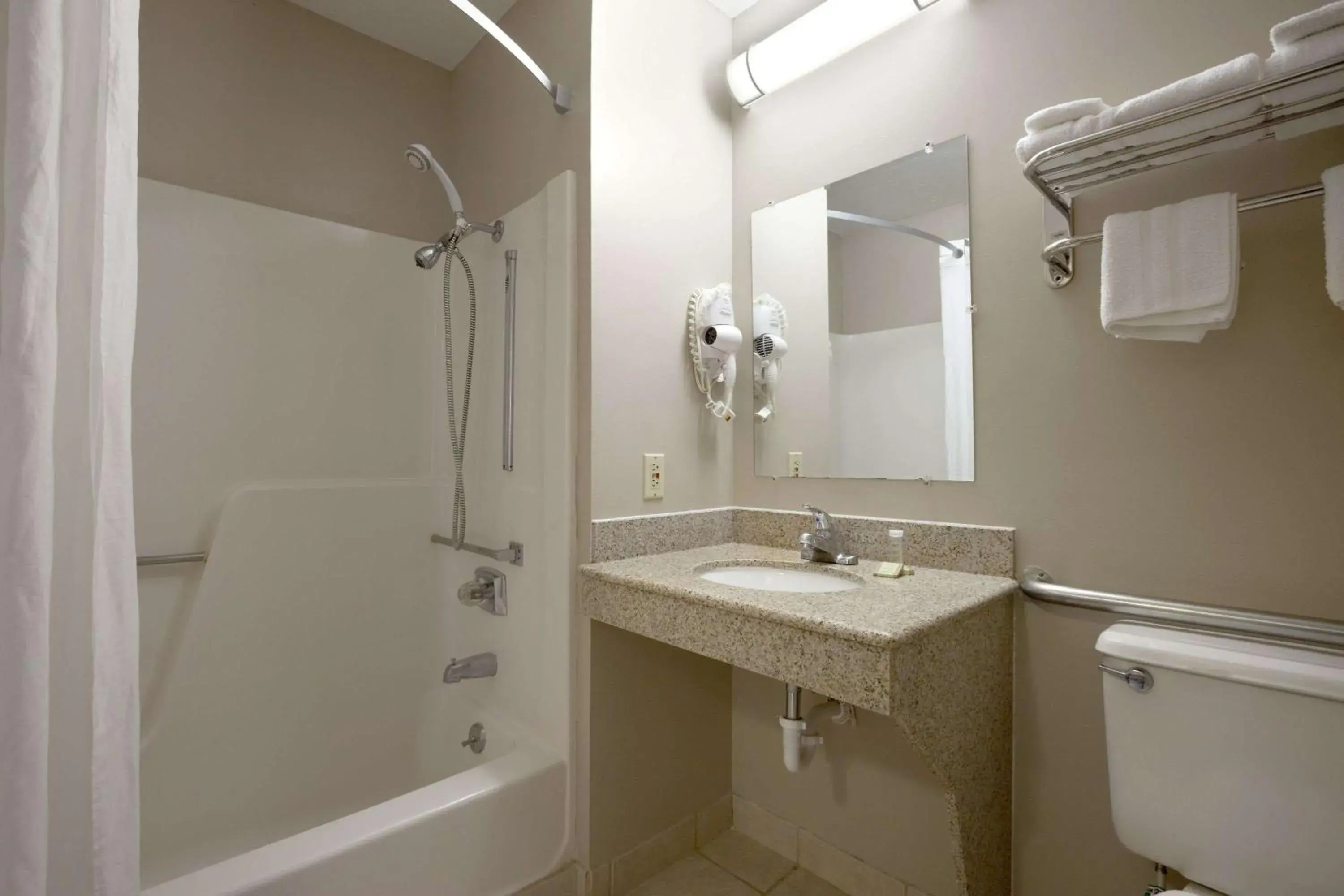 Bathroom in Super 8 by Wyndham Fremont NE