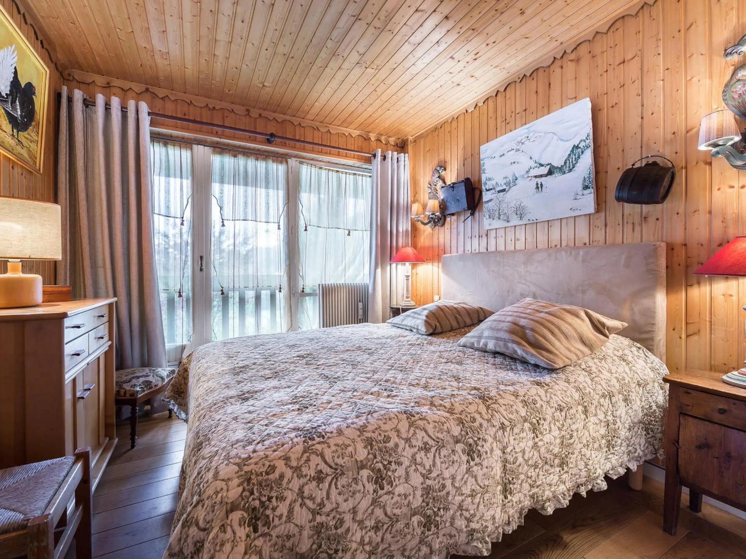 Appartement confortable 3 chambres proche centre Megève, balcon, cheminée, 8 pers. - FR-1-453-14