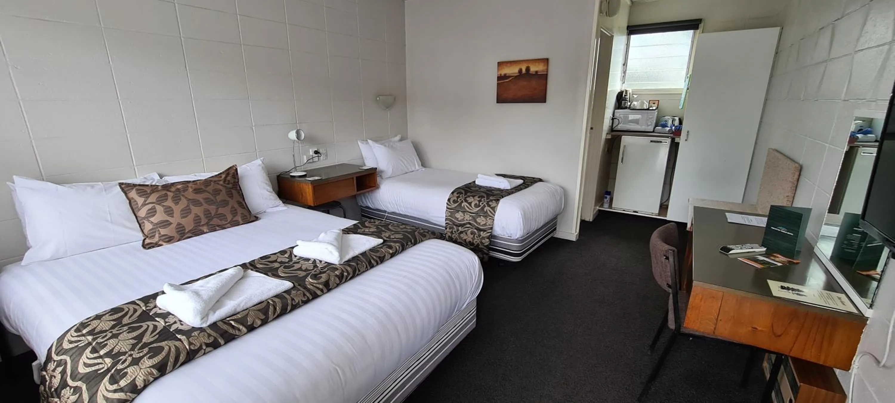 Bed in Forgotten World Motel