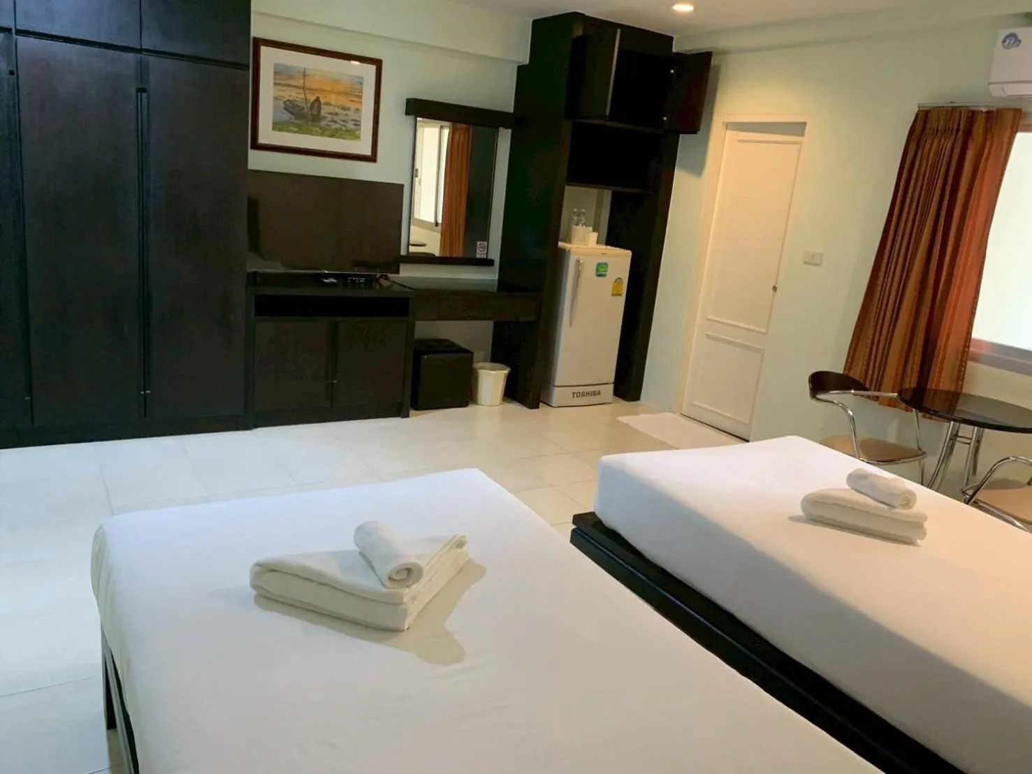 Bed in Orm Thong Hotel - SHA Plus