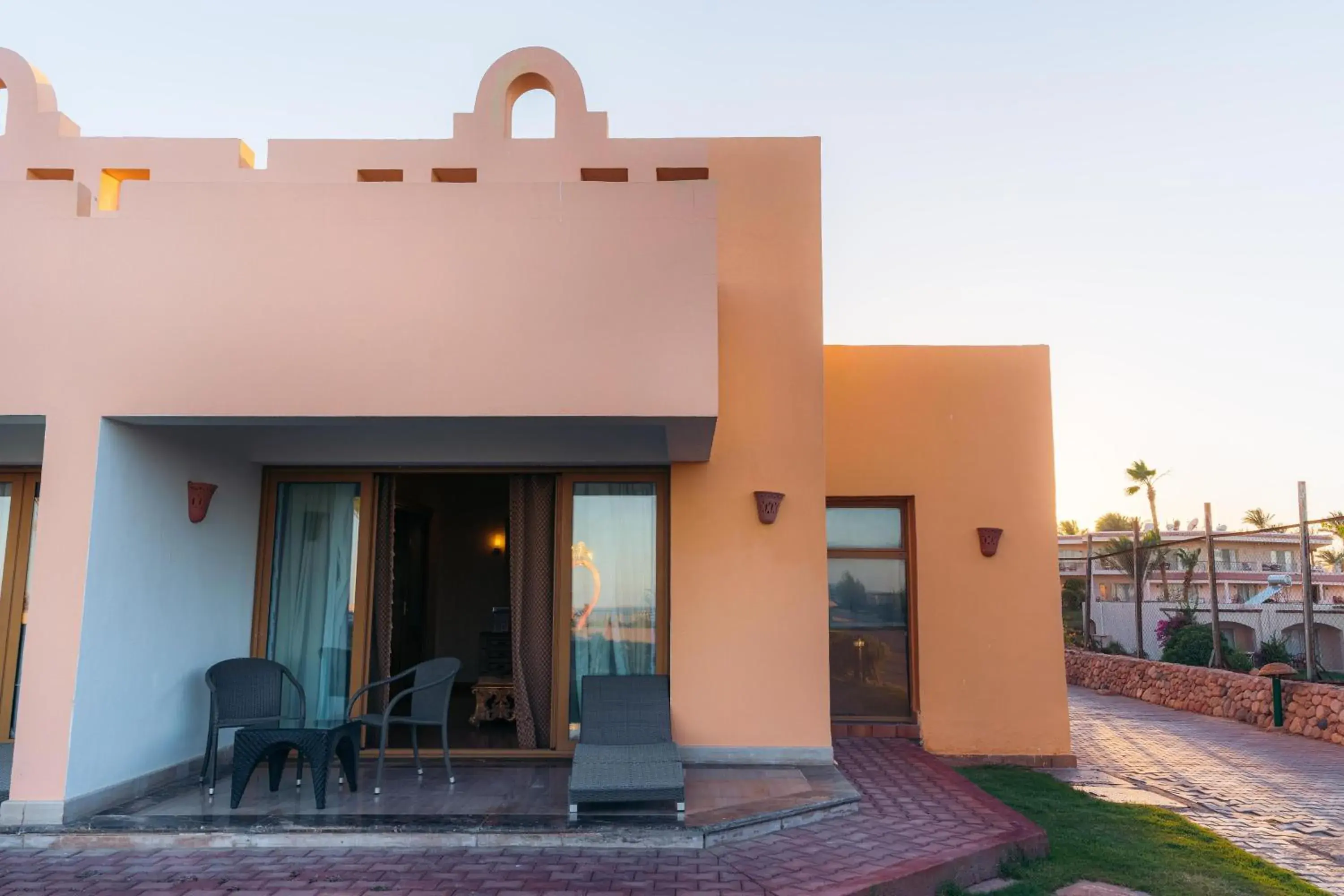 Facade/entrance, Property Building in Nubian Island Hotel