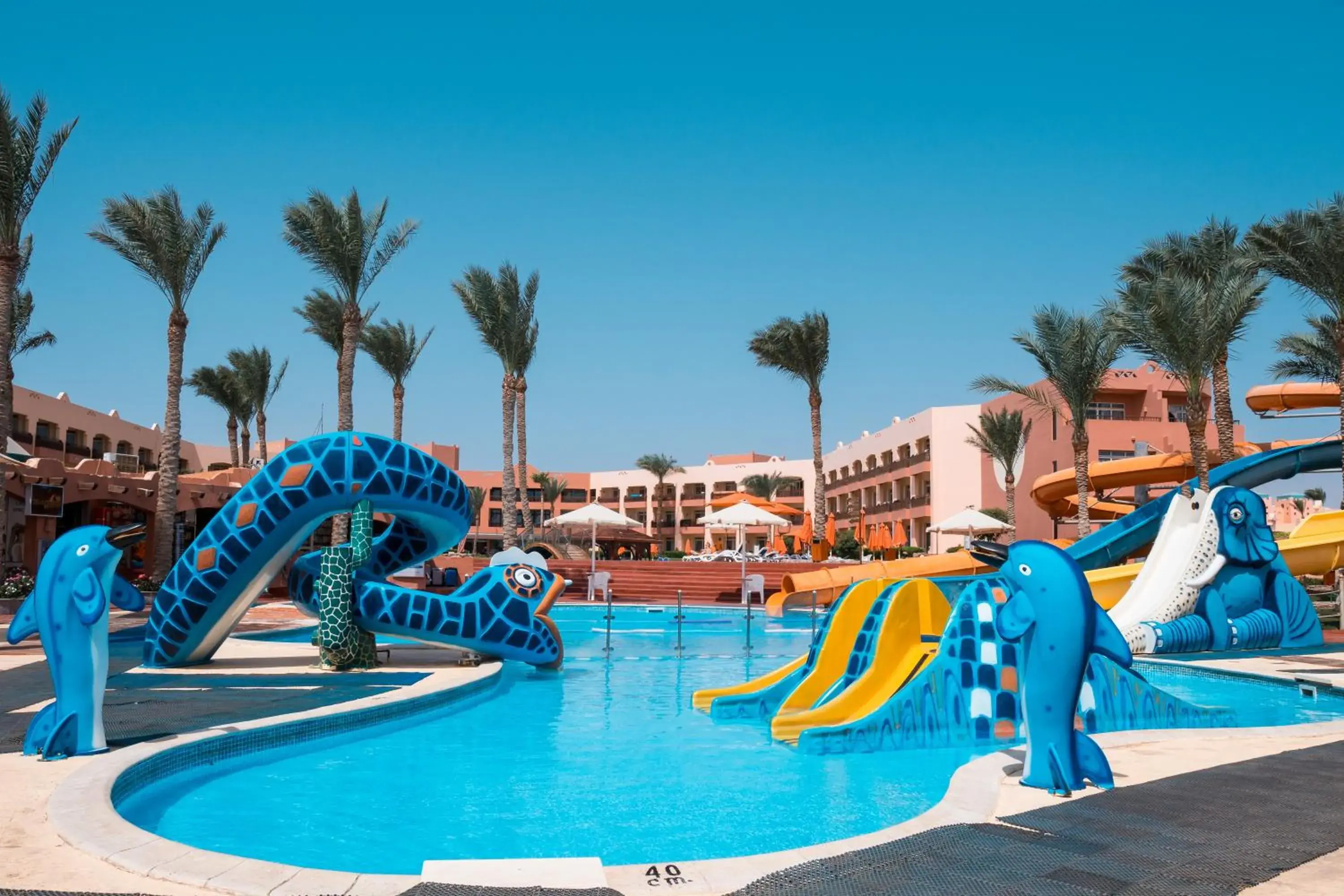 Aqua park, Water Park in Nubian Island Hotel