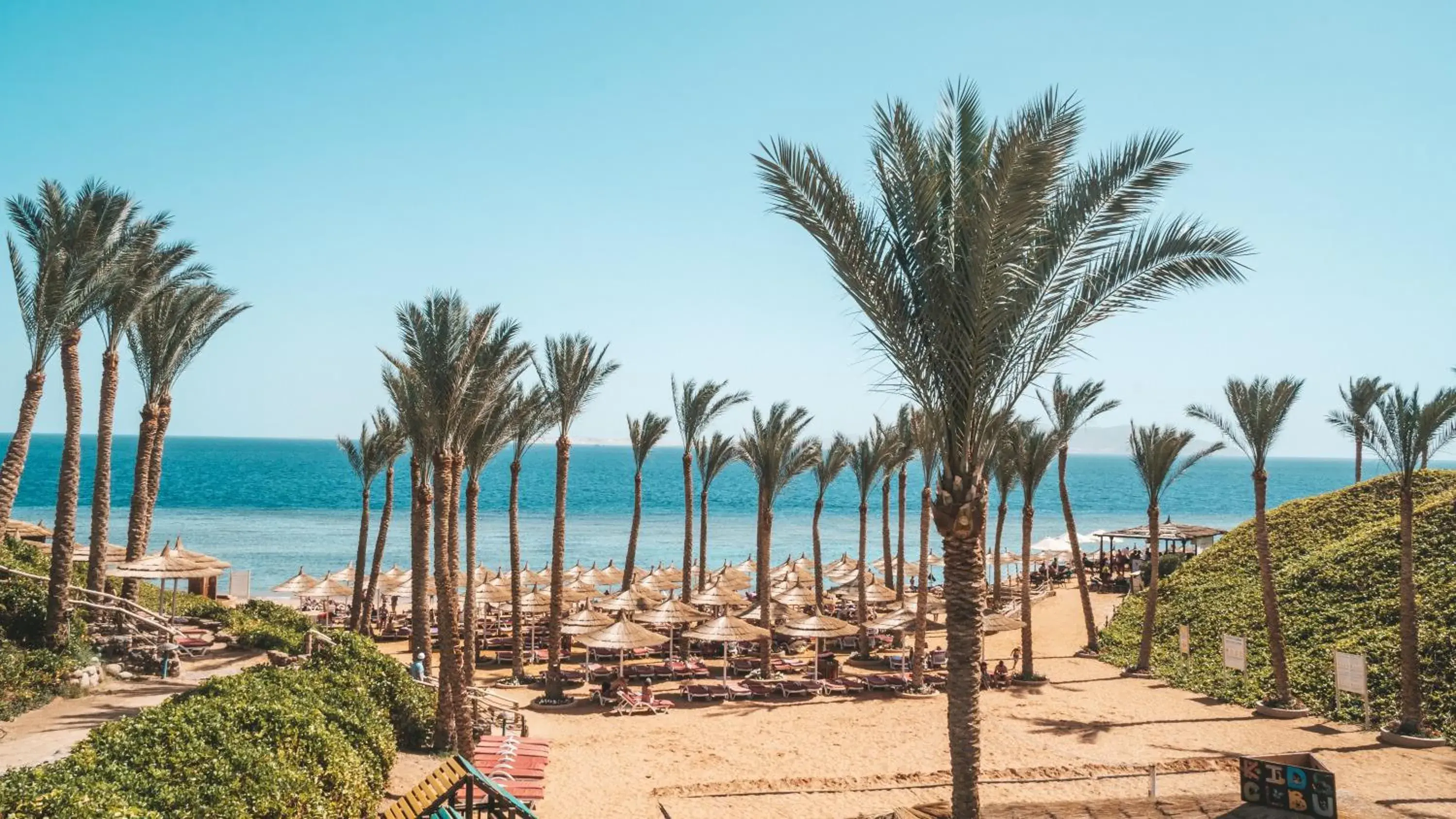 Beach in Nubian Island Hotel