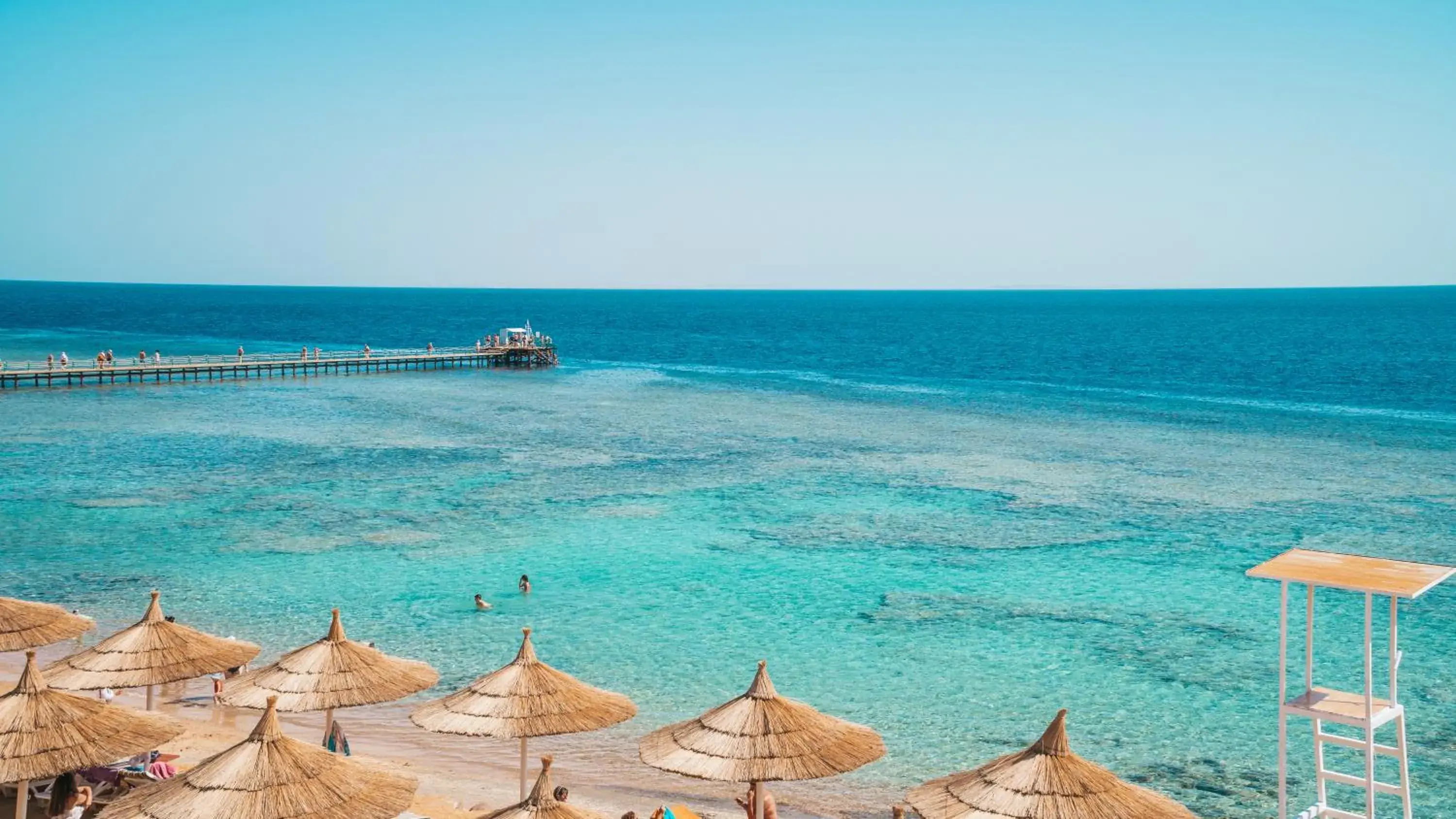 Beach in Nubian Island Hotel