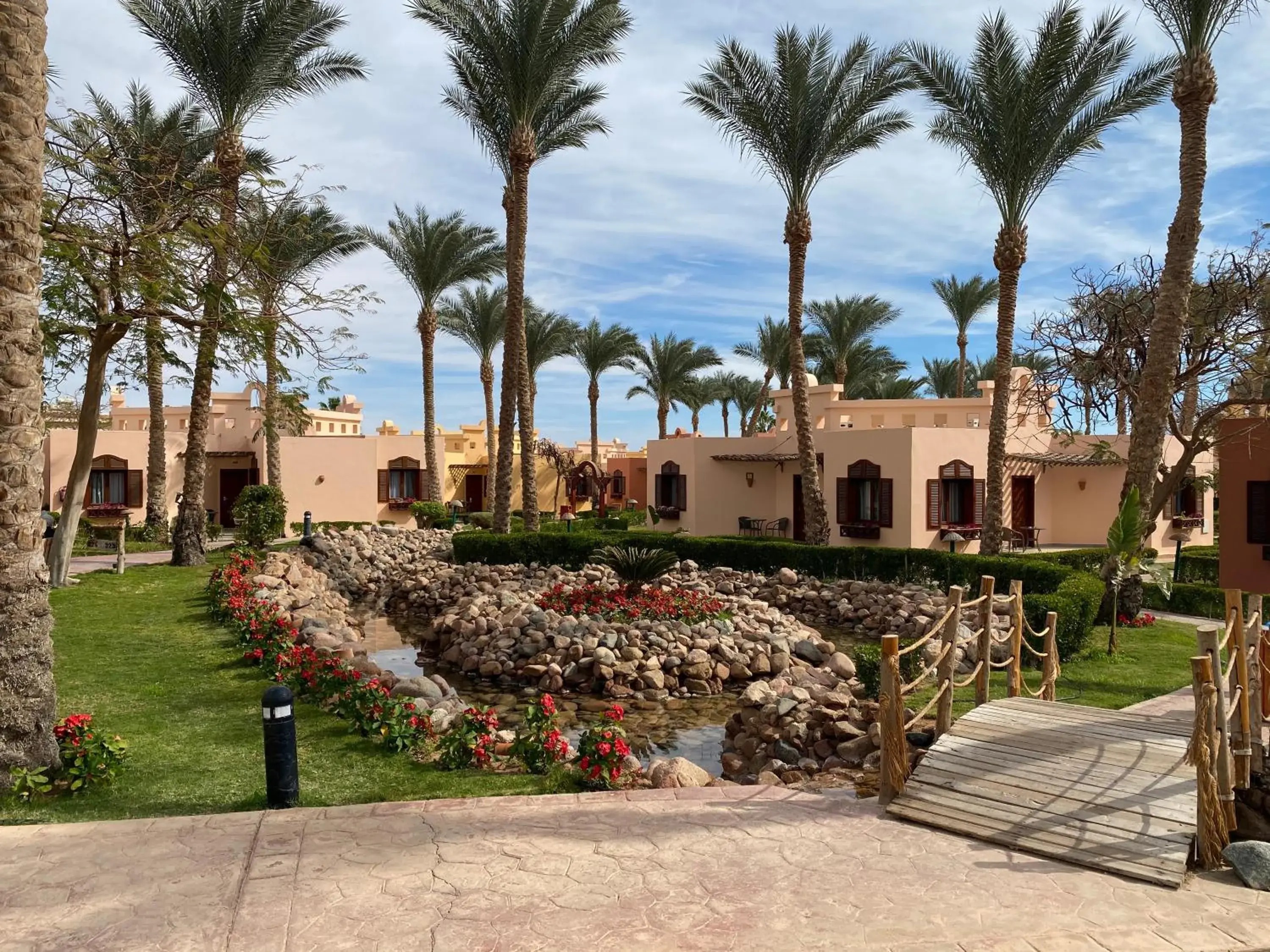 Garden, Property Building in Nubian Island Hotel