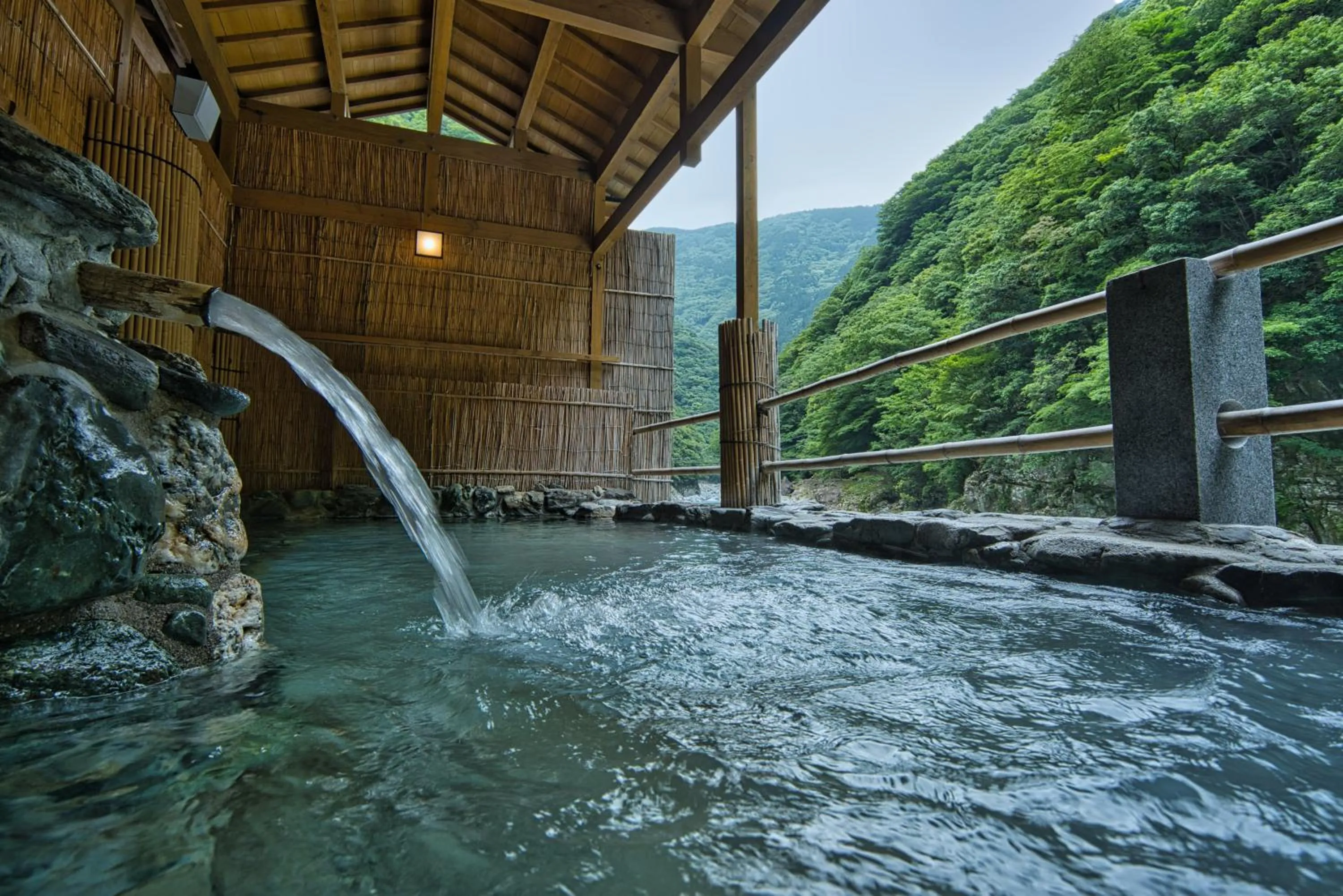Hot Spring Bath in Iya Onsen