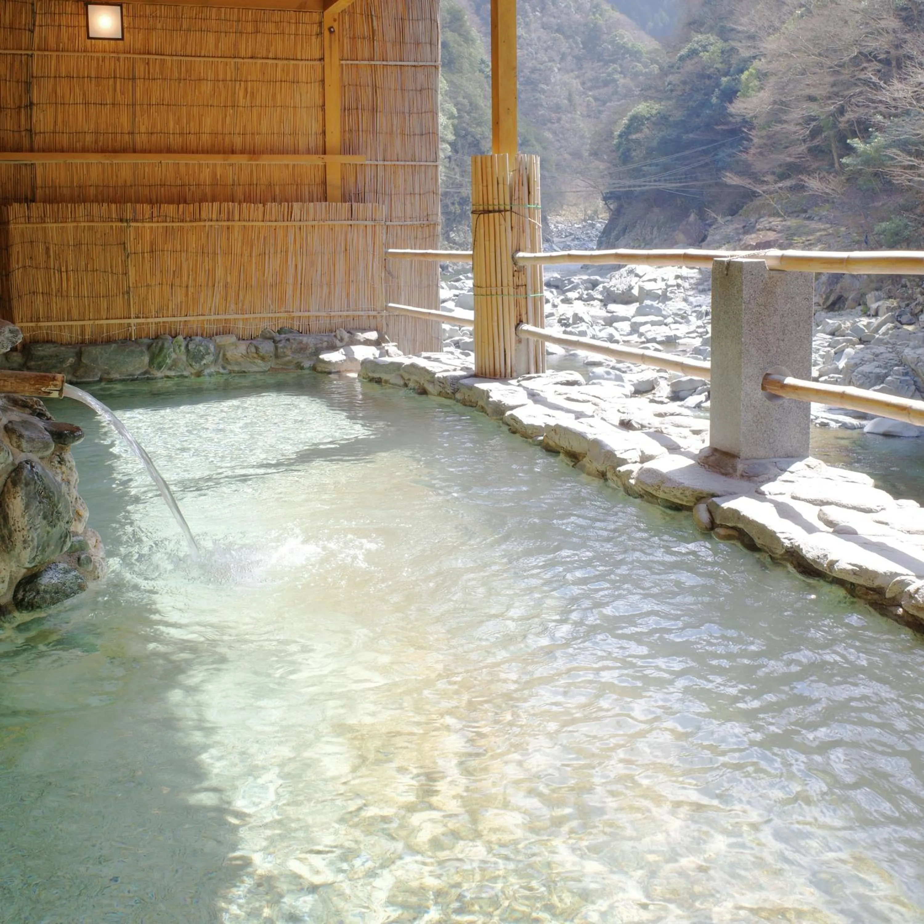 Hot Spring Bath in Iya Onsen