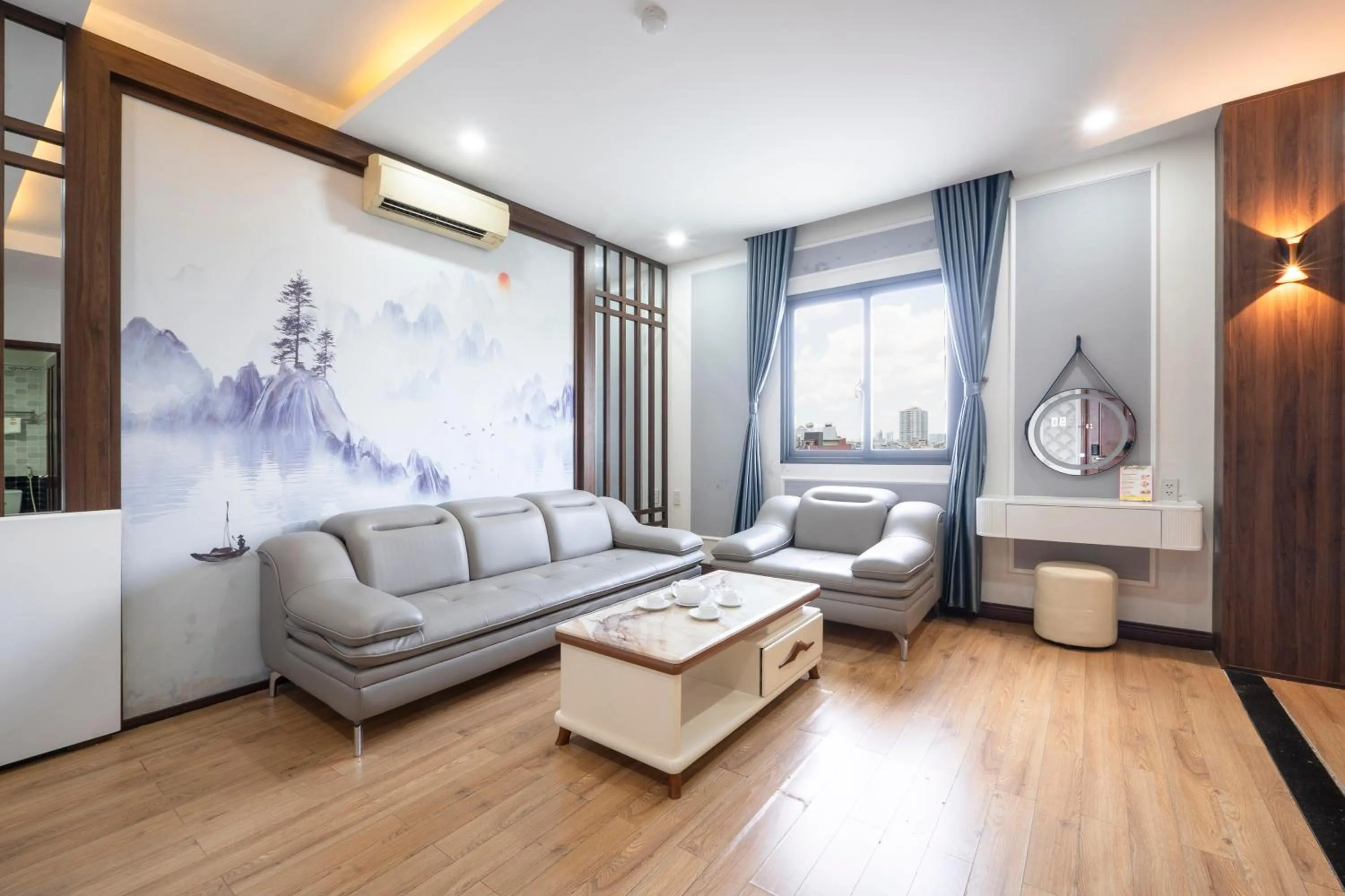 Living room in Thien Phu Logia Hotel