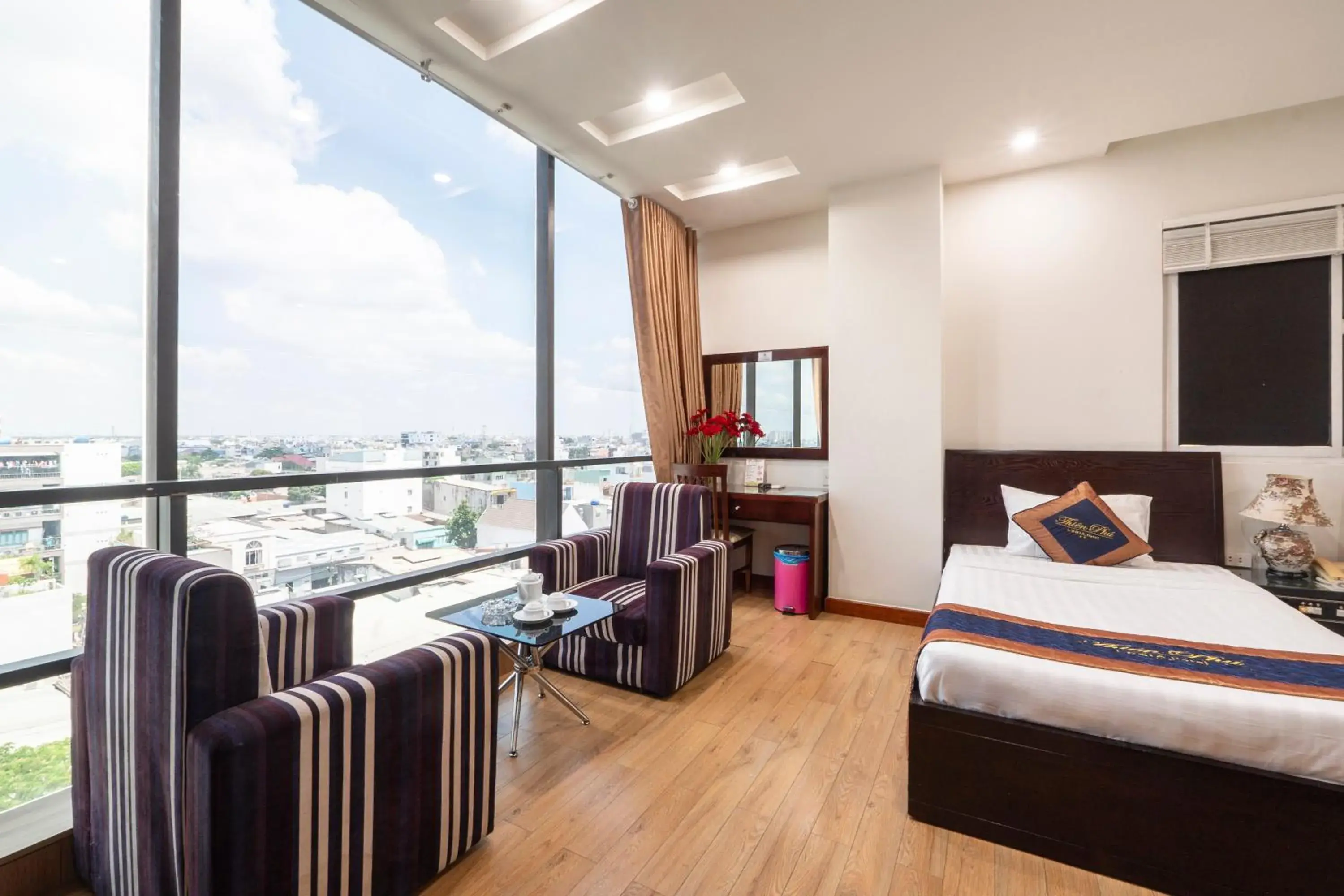 View (from property/room), Bed in Thien Phu Logia Hotel View (from property/room), Bed in Thien Phu Logia Hotel