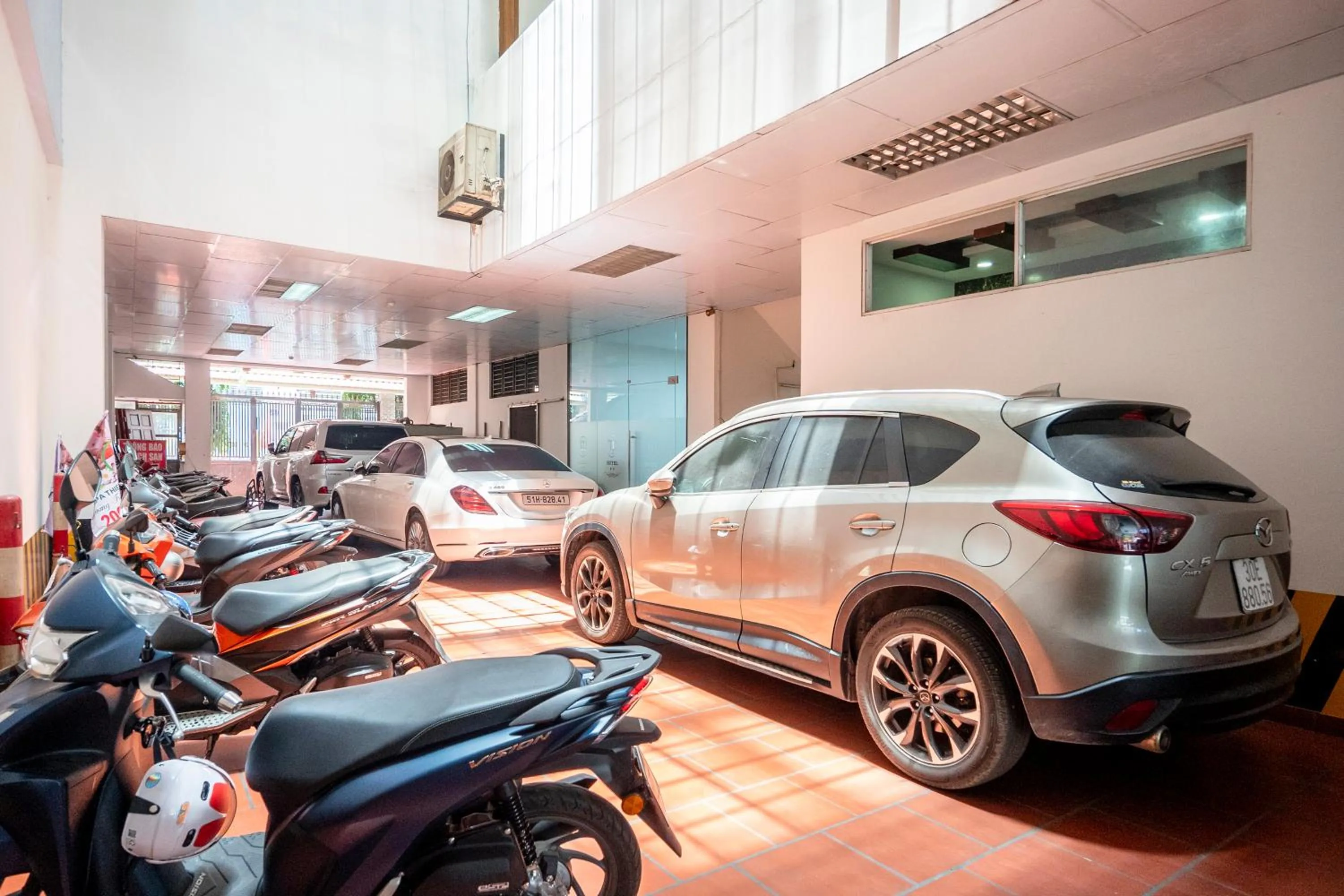 Parking in Thien Phu Logia Hotel