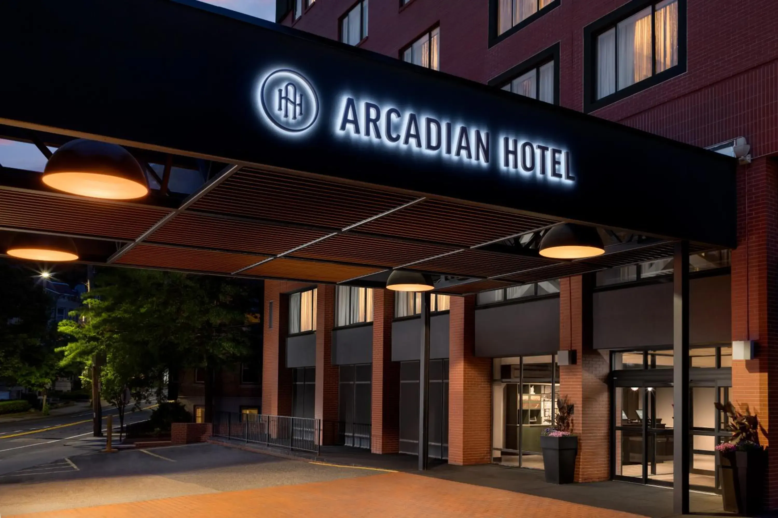 Facade/entrance in The Arcadian Facade/entrance in The Arcadian