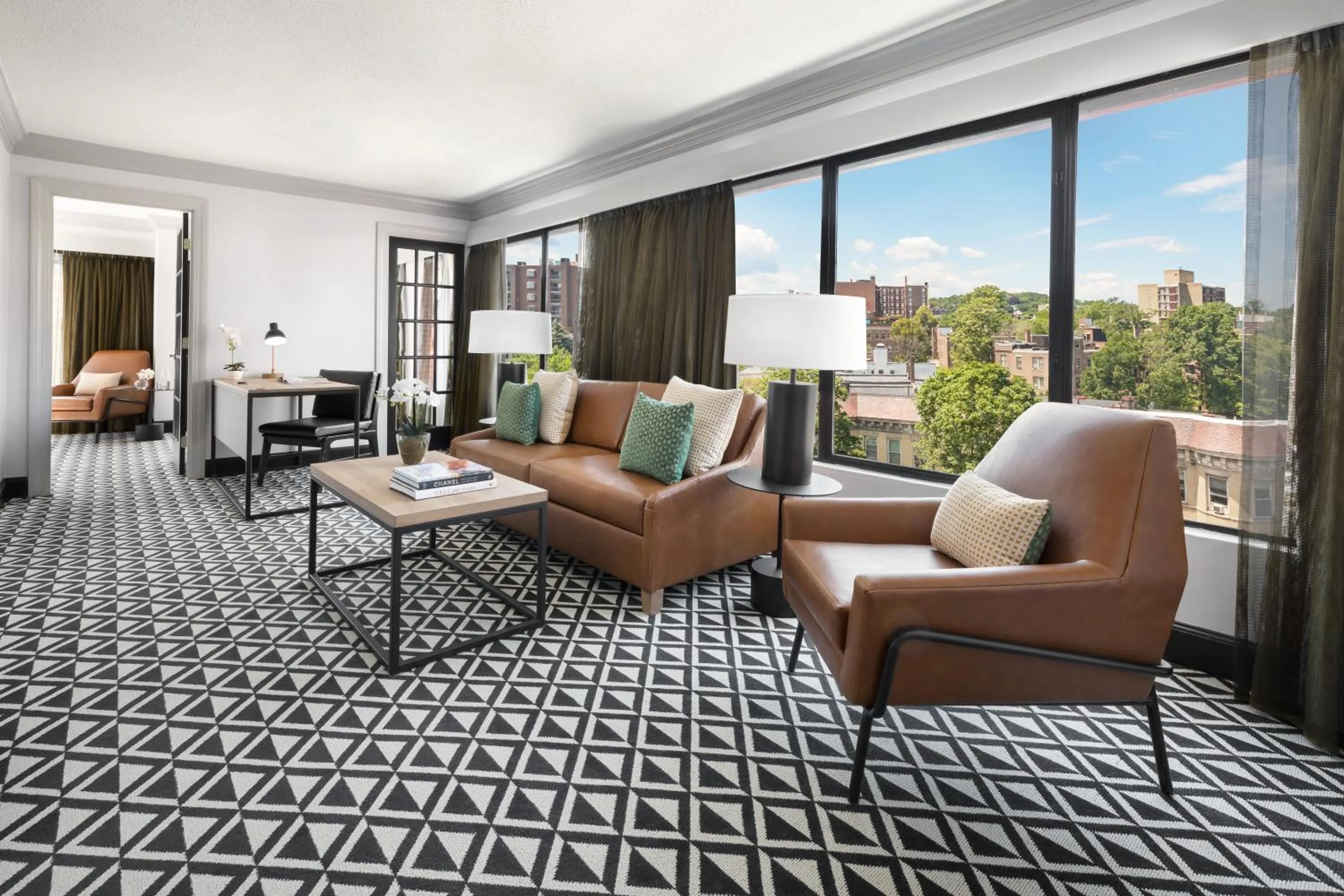 Living room in The Arcadian