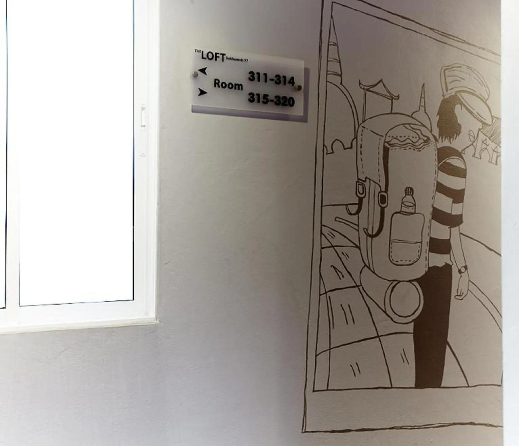 Decorative detail in Loft 77