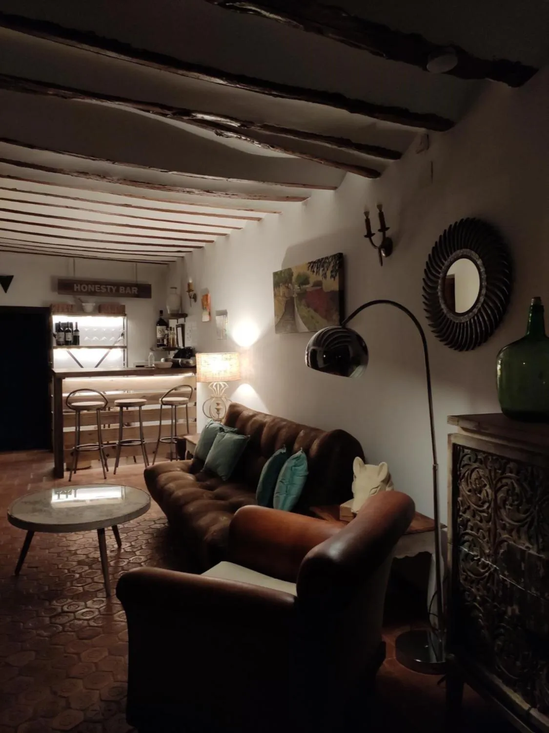 Living room in La Posada de Chinchilla