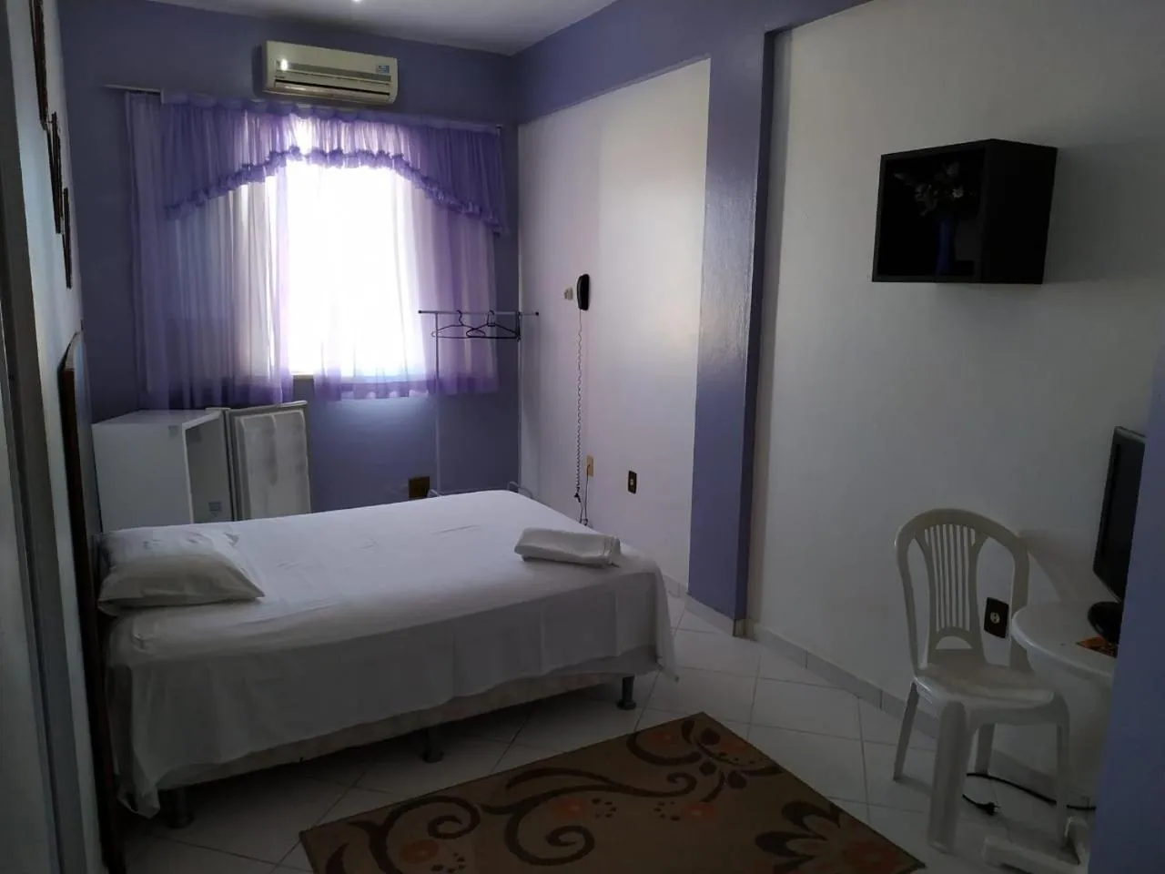 Bed in hotel encontro das aguas