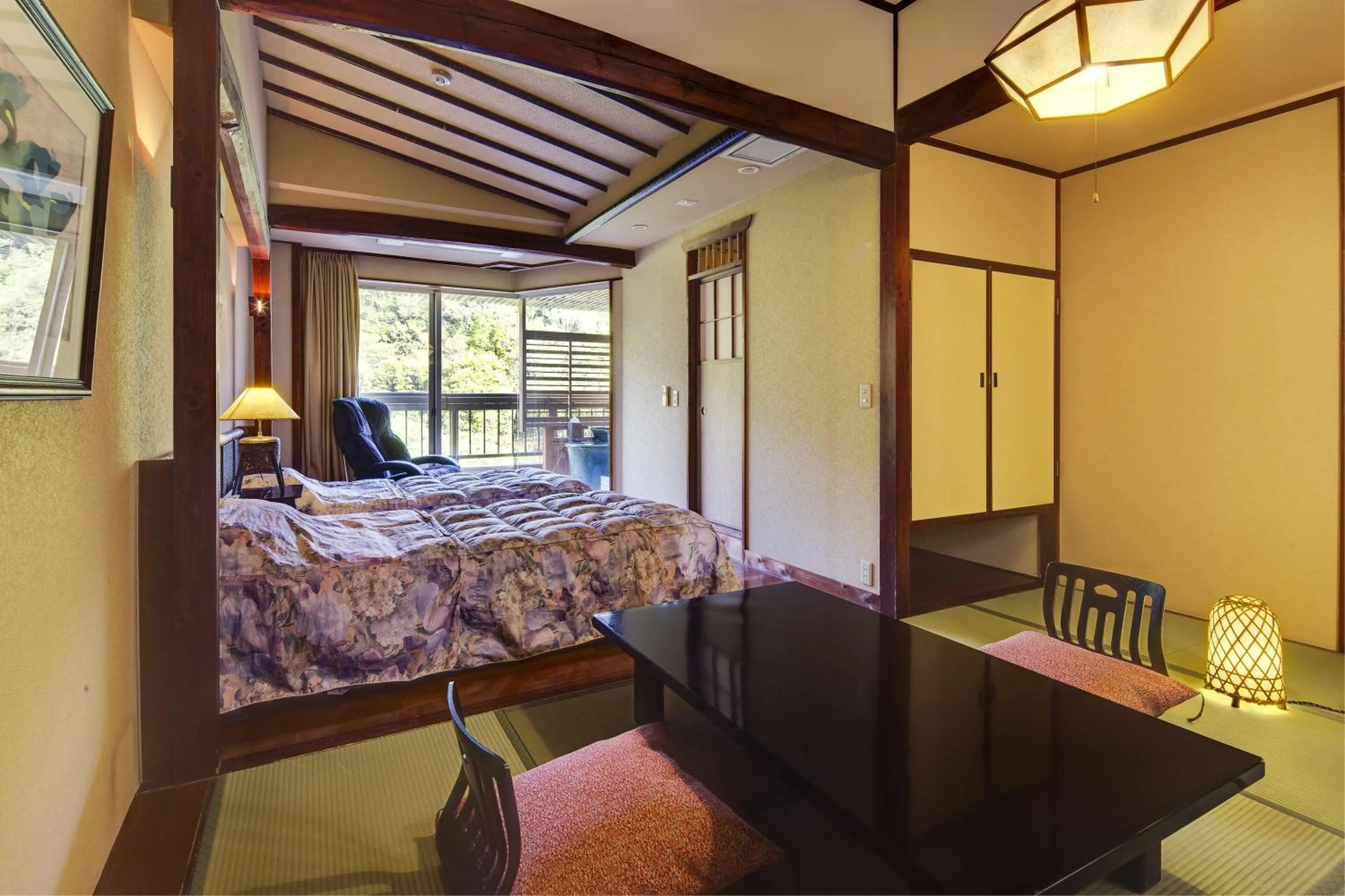 Photo of the whole room, Bed in Ryokan Fushioukaku