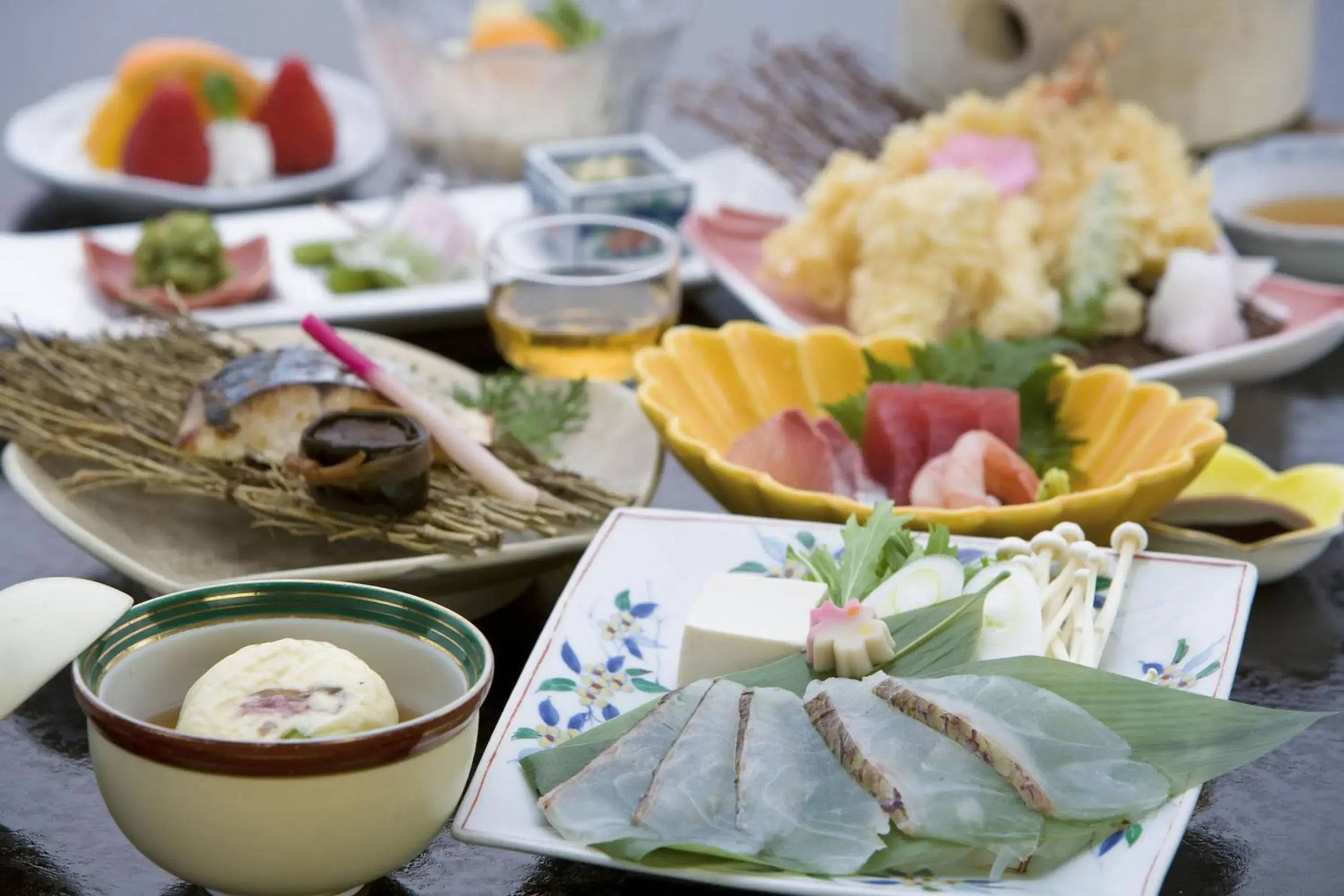 Food in Ryokan Fushioukaku Food in Ryokan Fushioukaku
