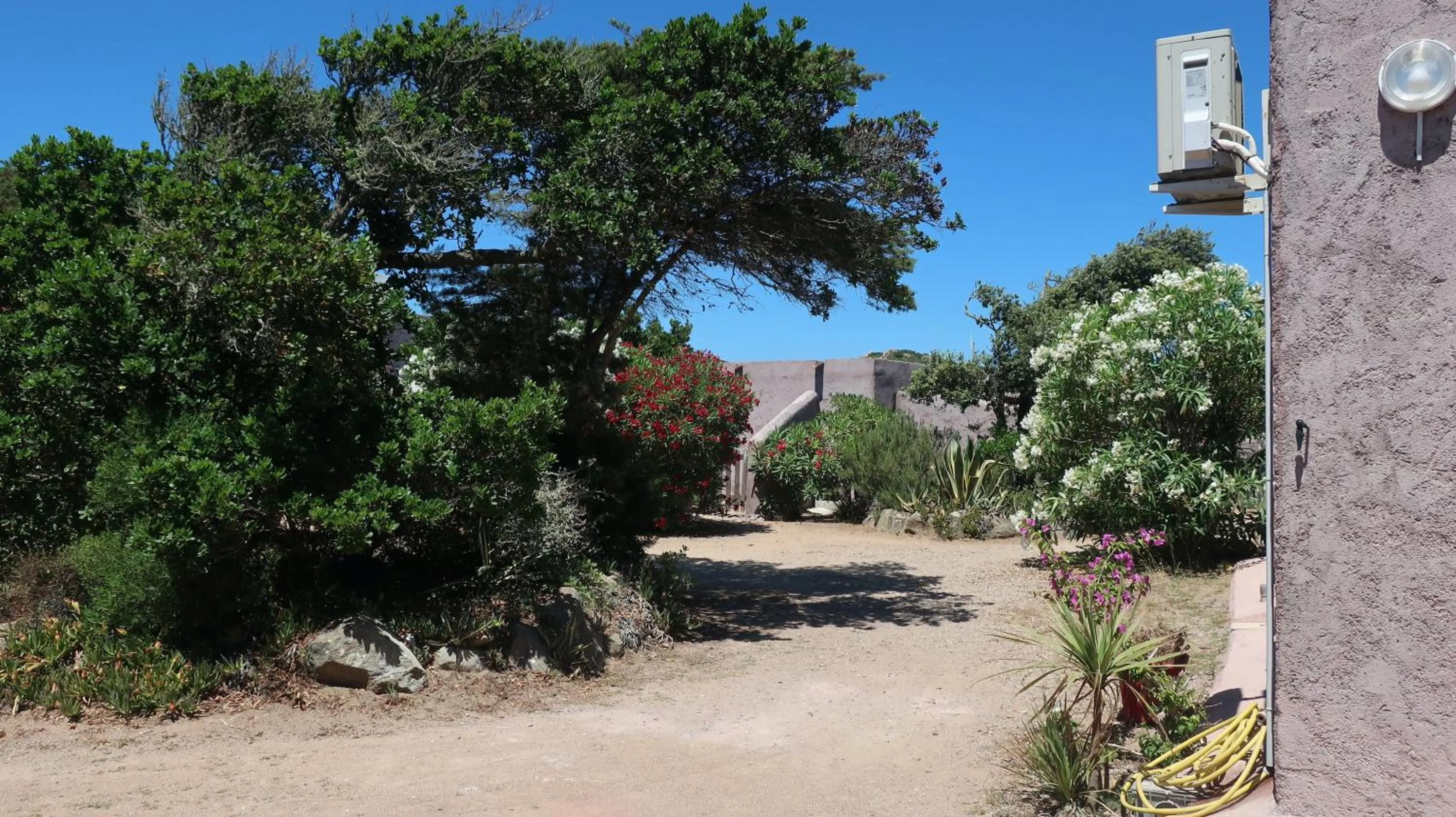 Garden view in Domaine Bocca di Feno