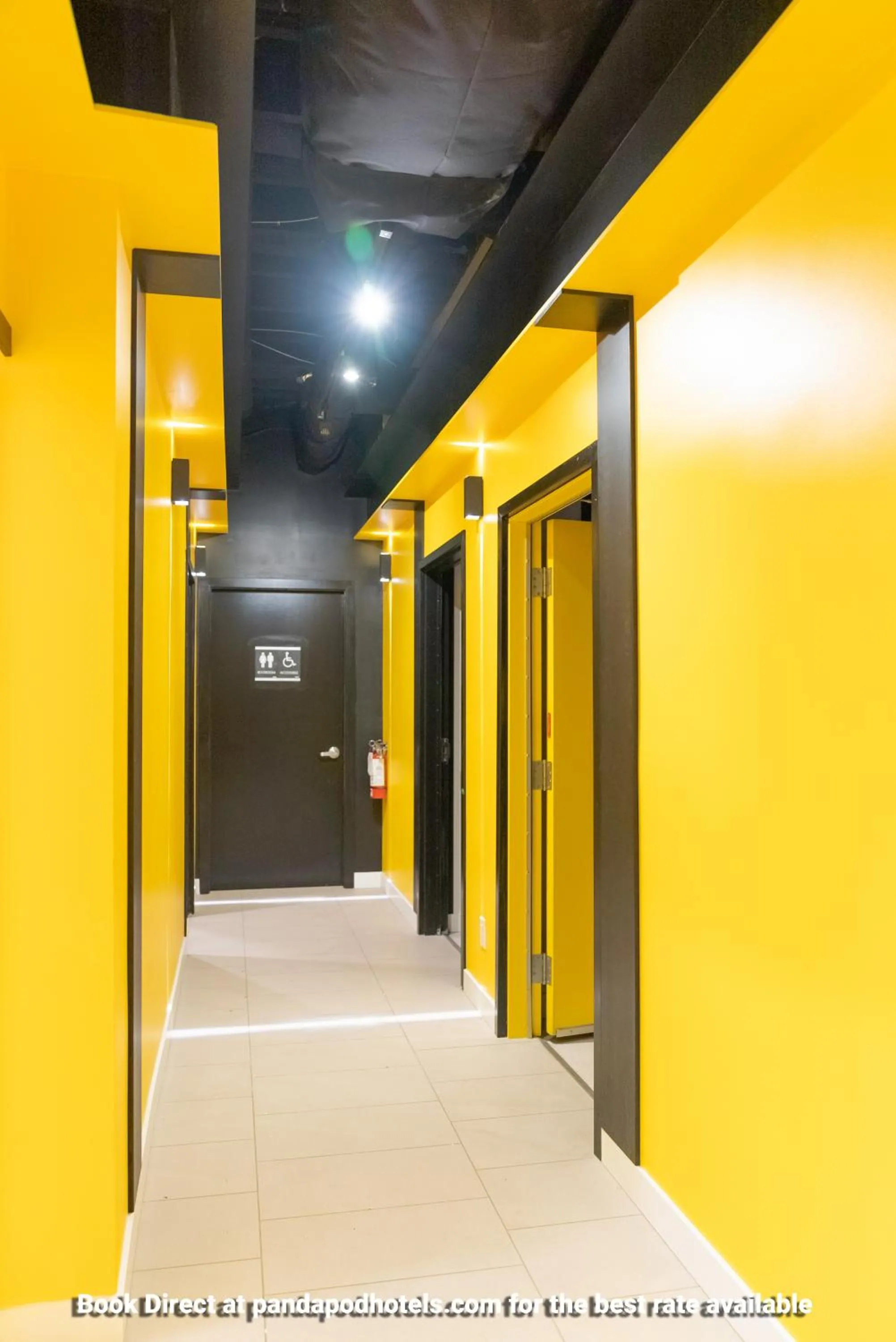 Property building in Panda Pod Hotel