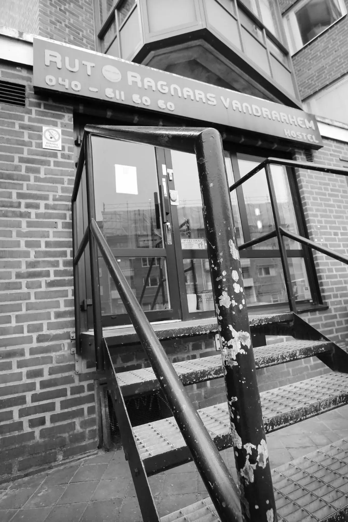 Facade/entrance in Rut & Ragnars Vandrarhem Facade/entrance in Rut & Ragnars Vandrarhem