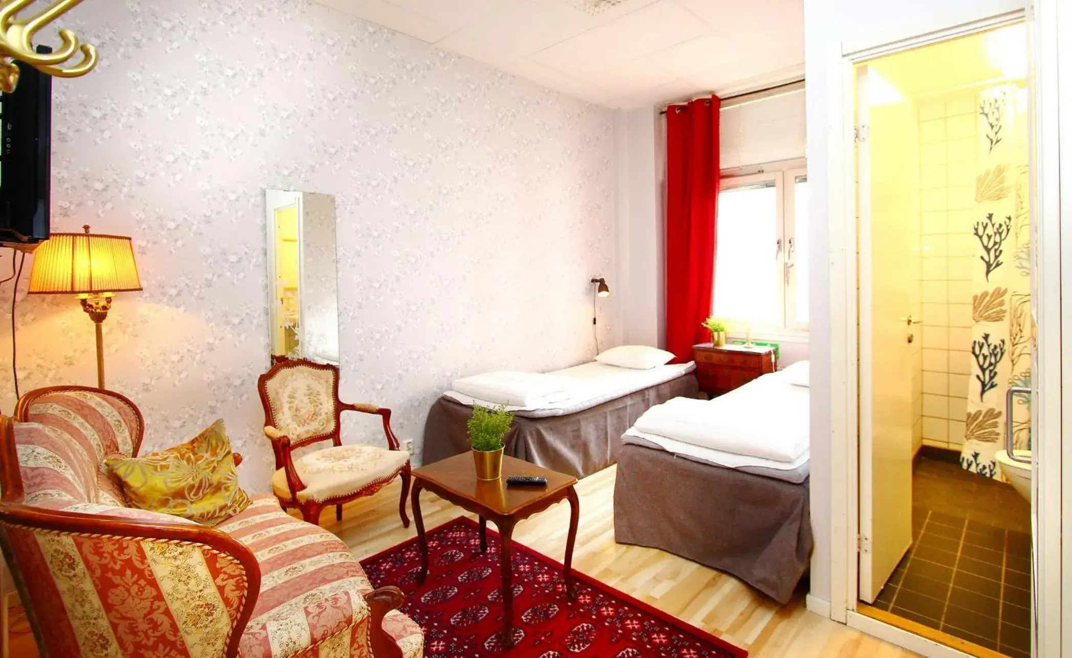 Twin Room in Rut & Ragnars Vandrarhem Twin Room in Rut & Ragnars Vandrarhem