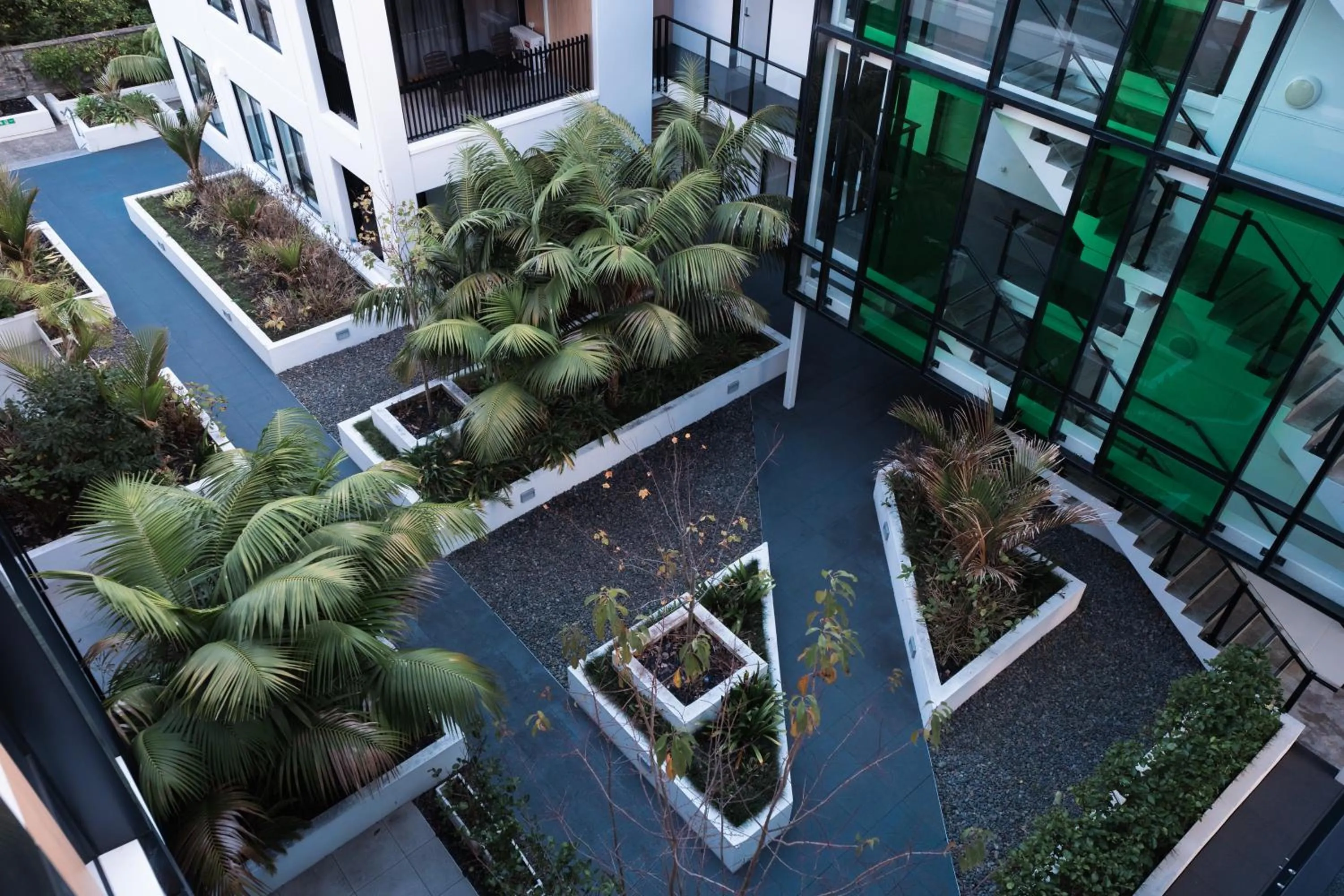 Garden view in The Edgerley Suites